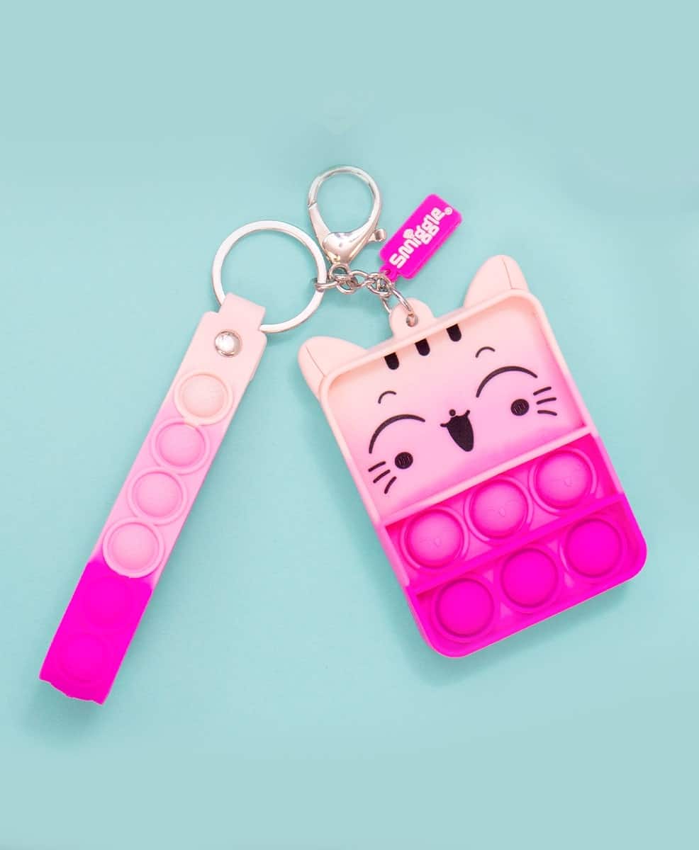 Poppies Cat Keyring