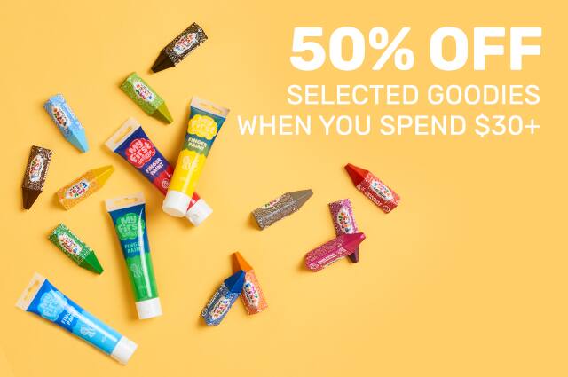 50% Off Selected Goodies
