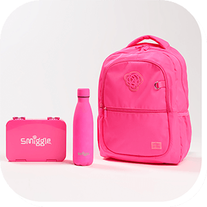 smiggle face backpack