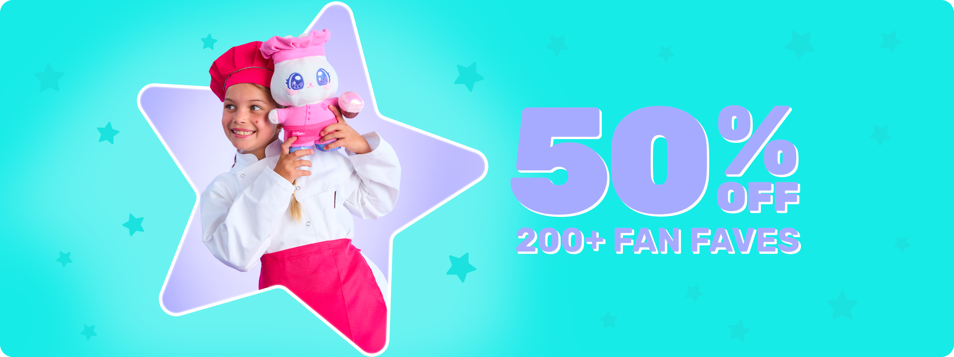 50% off Fan Faves