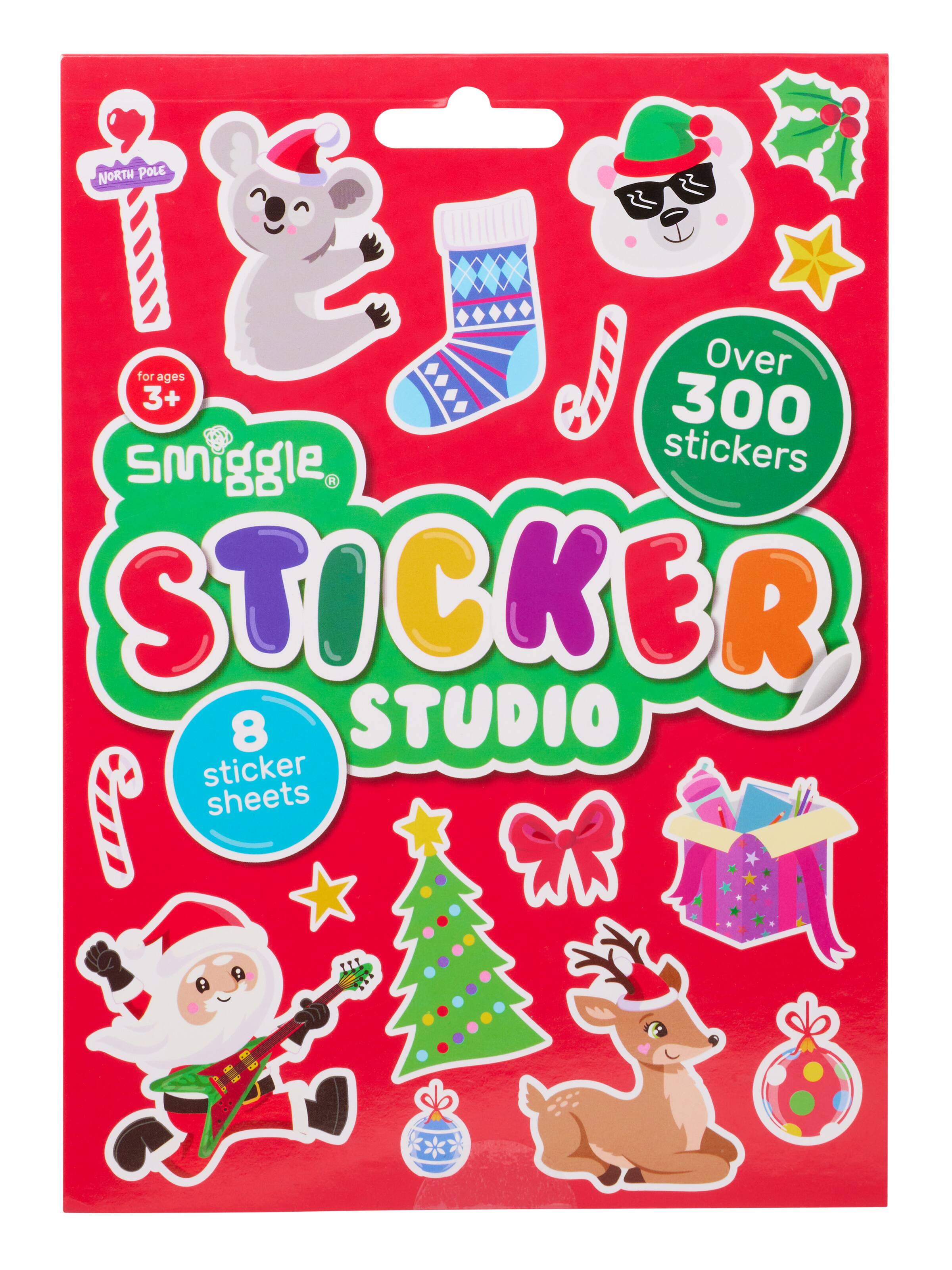 Christmas Sticker Studio Book