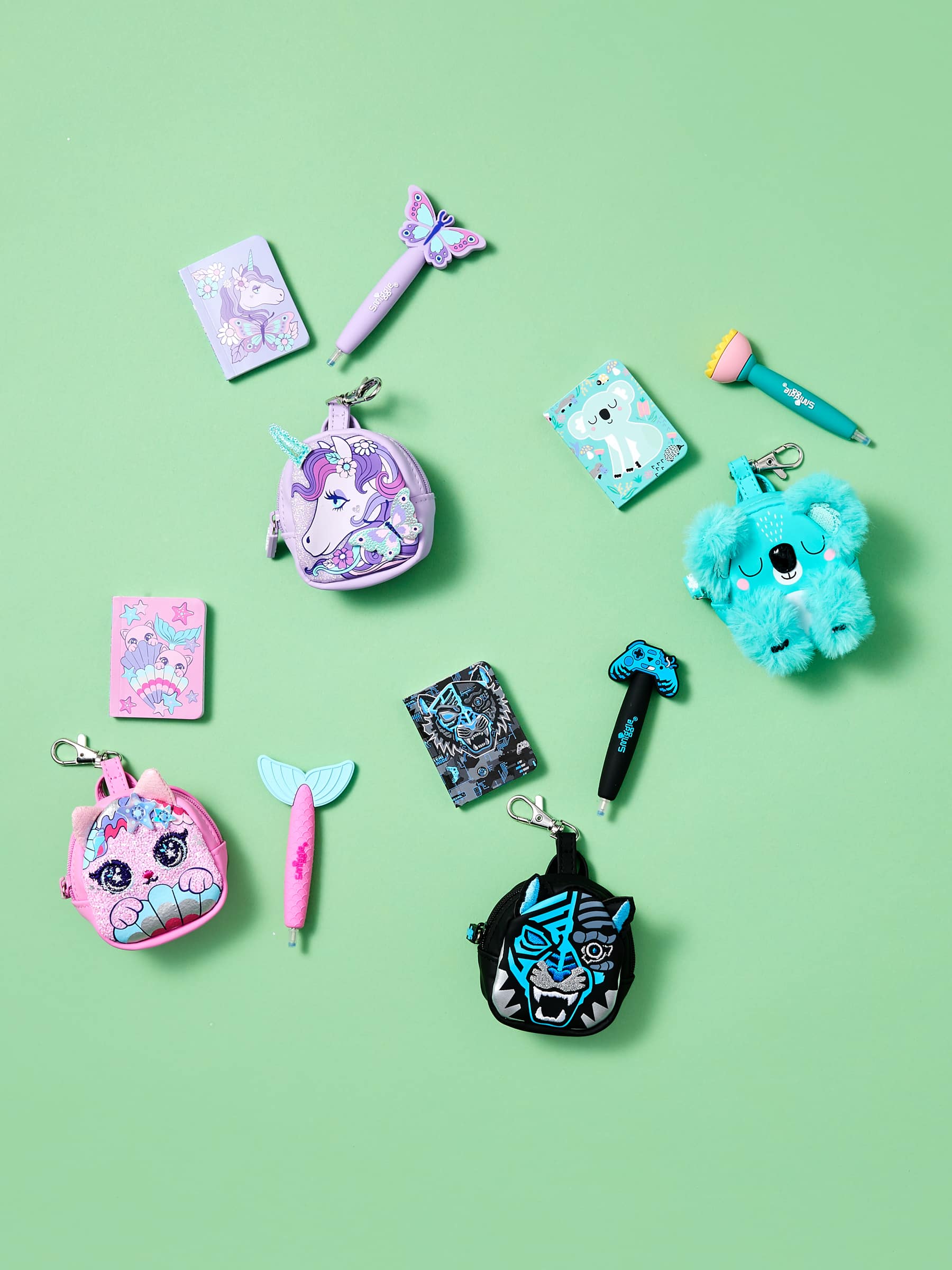 Image for Hi There Mini Pen Pal Notepad Keyring from Smiggle