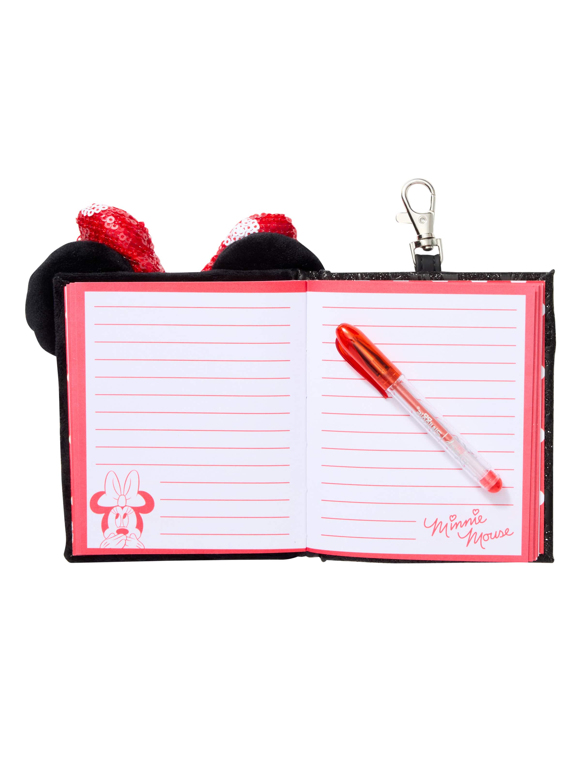 Image for Minnie Mouse Mini Notebook Keyring from Smiggle