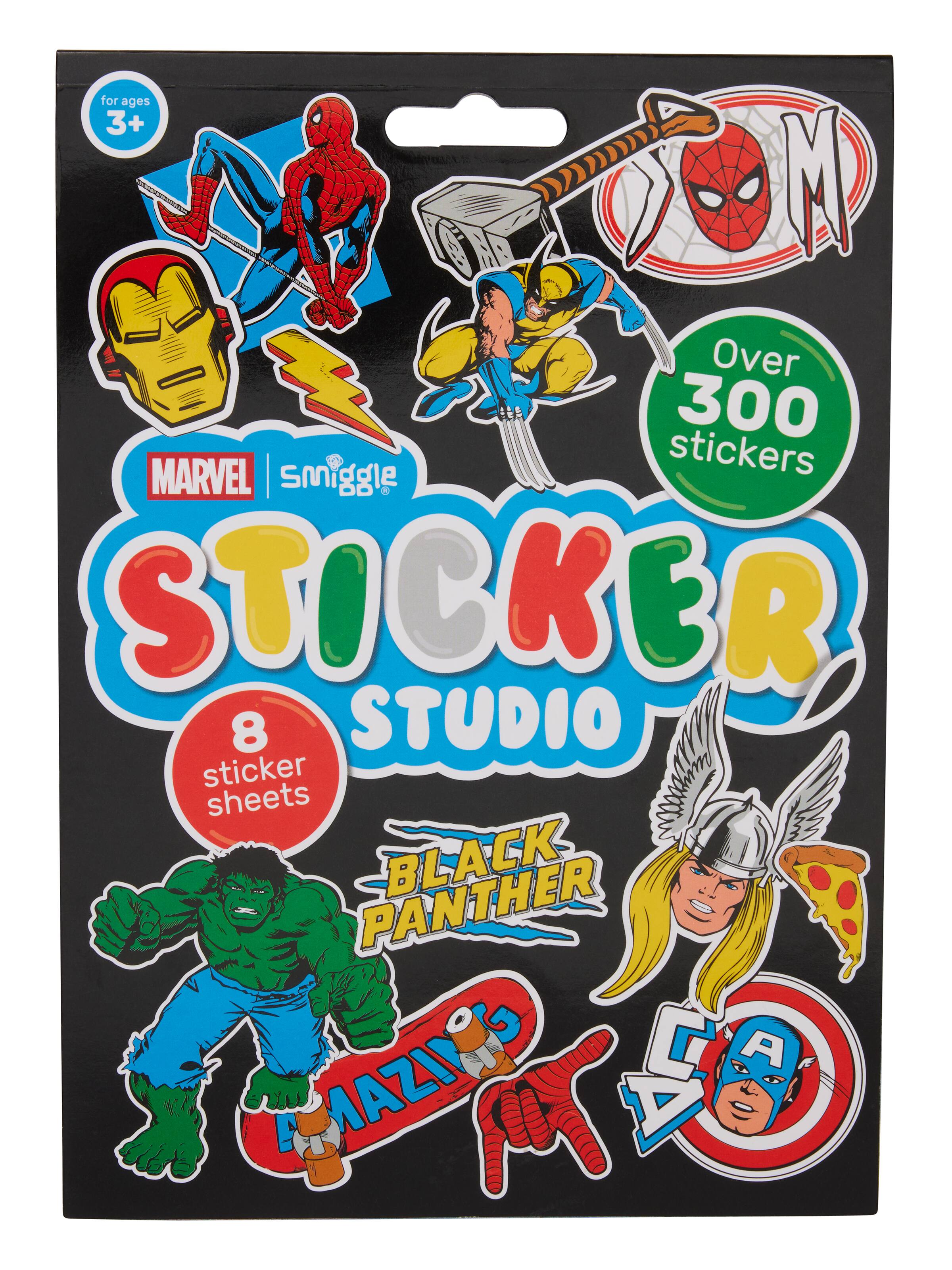 Marvel Sticker Studio Book
