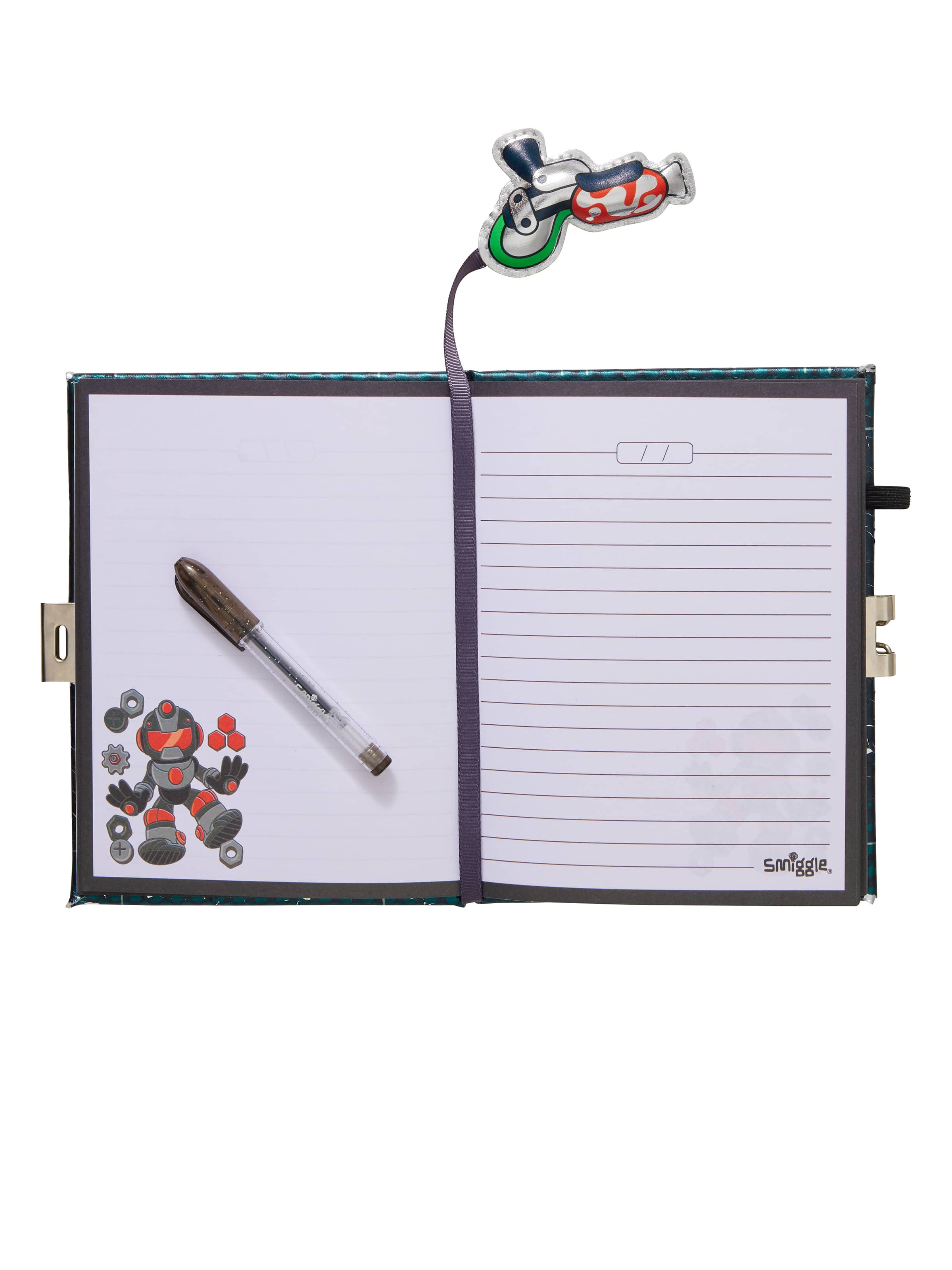 Bot Squad Mini Lockable Notebook