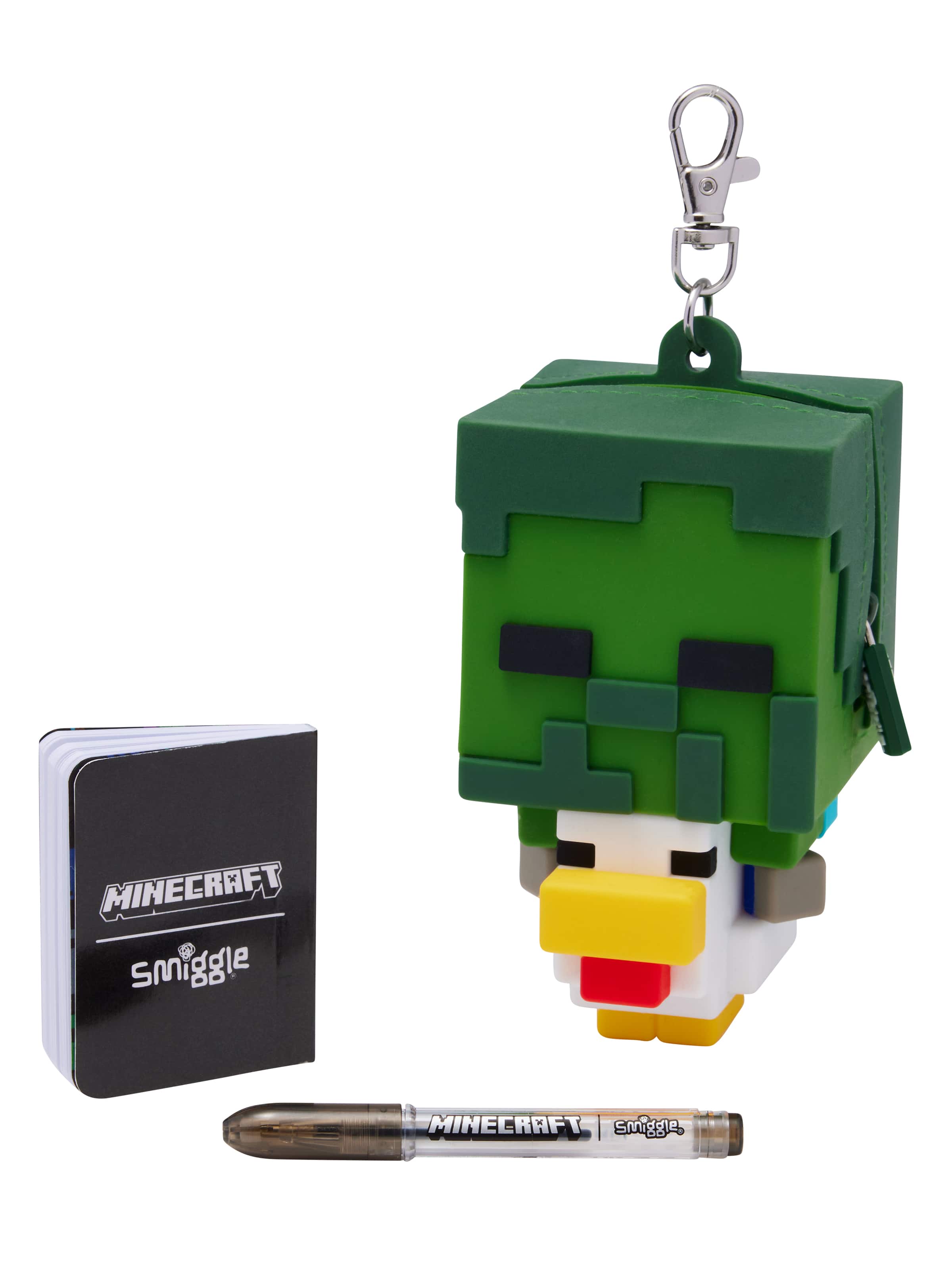 Minecraft Mini Notepad Keyring