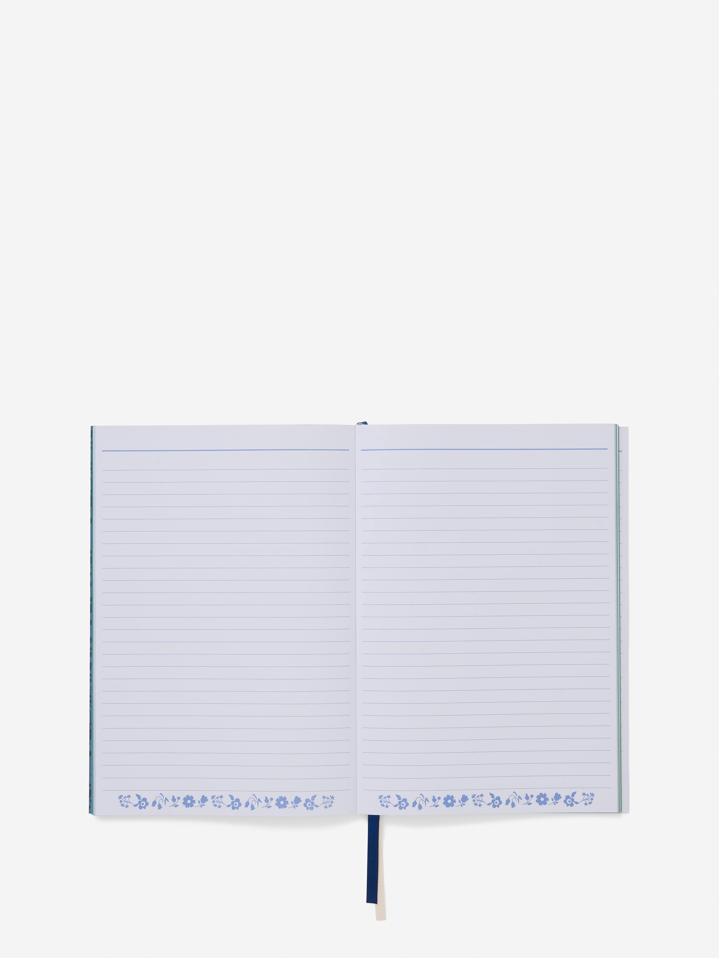 Floral Trifold Notebook Insert