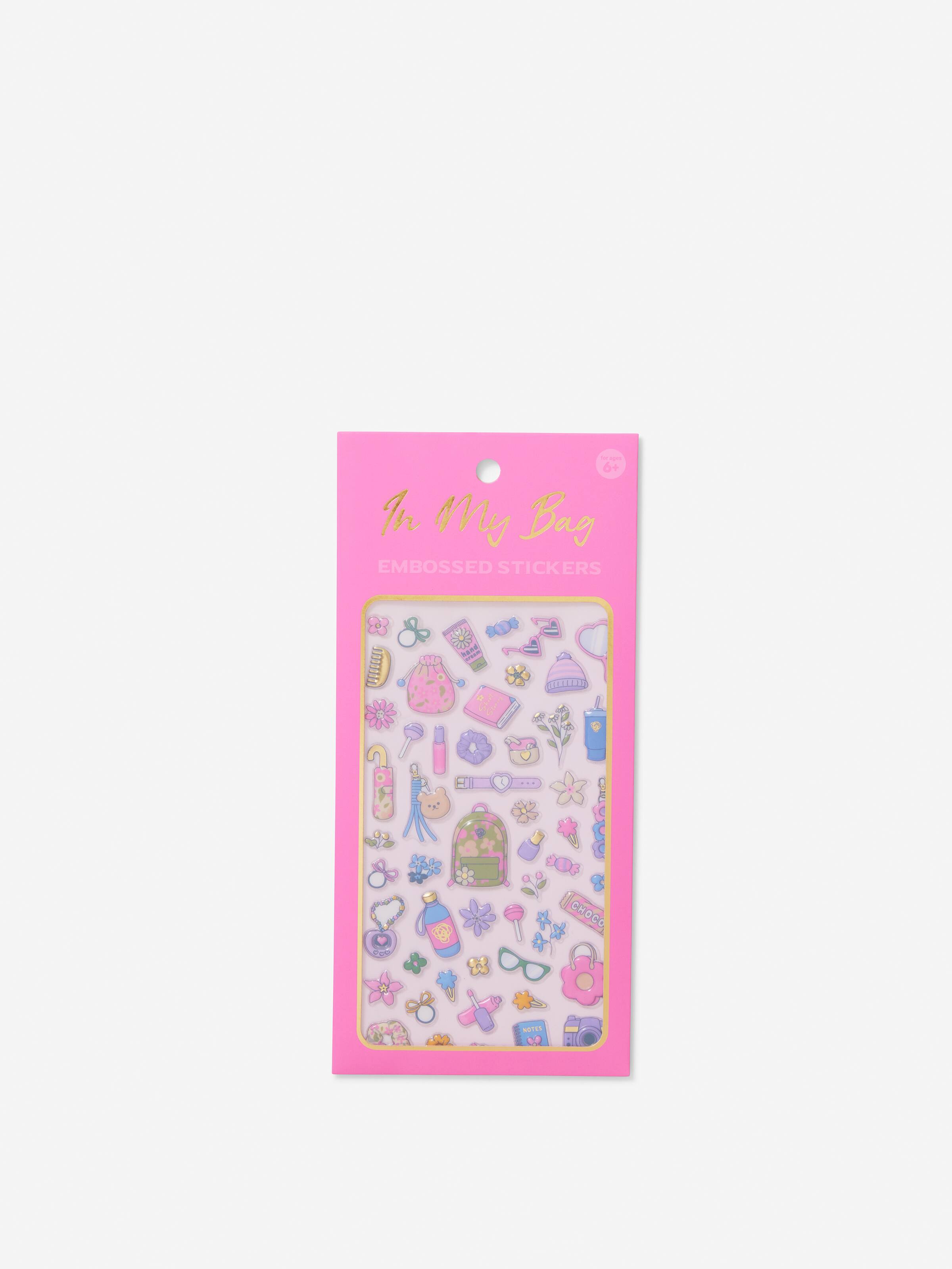 Floral Embossed Stickers