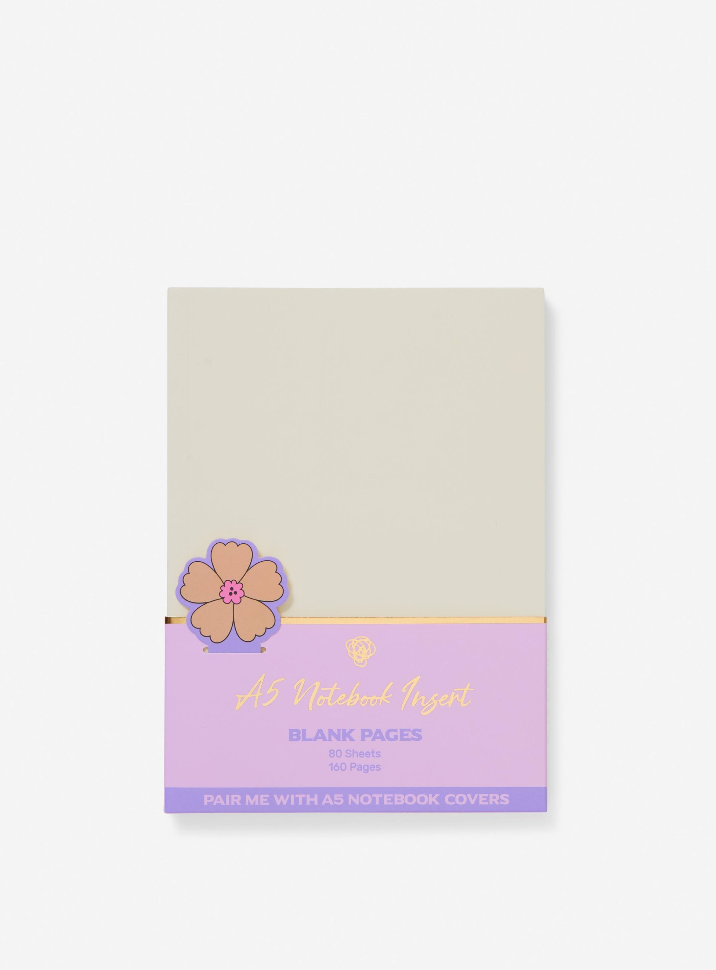 Floral A5 Notebook Insert