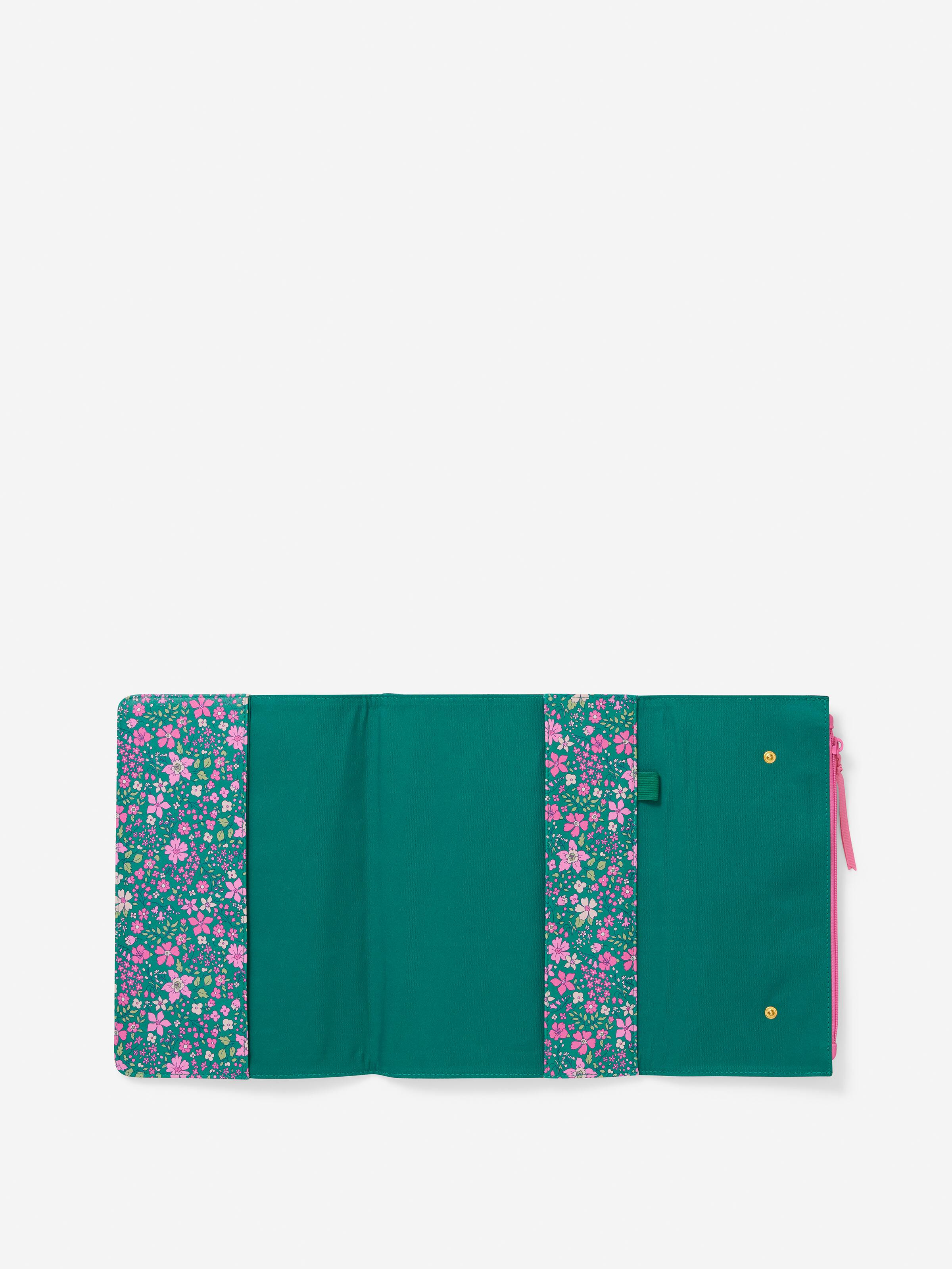 Floral Trifold Notebook Cover