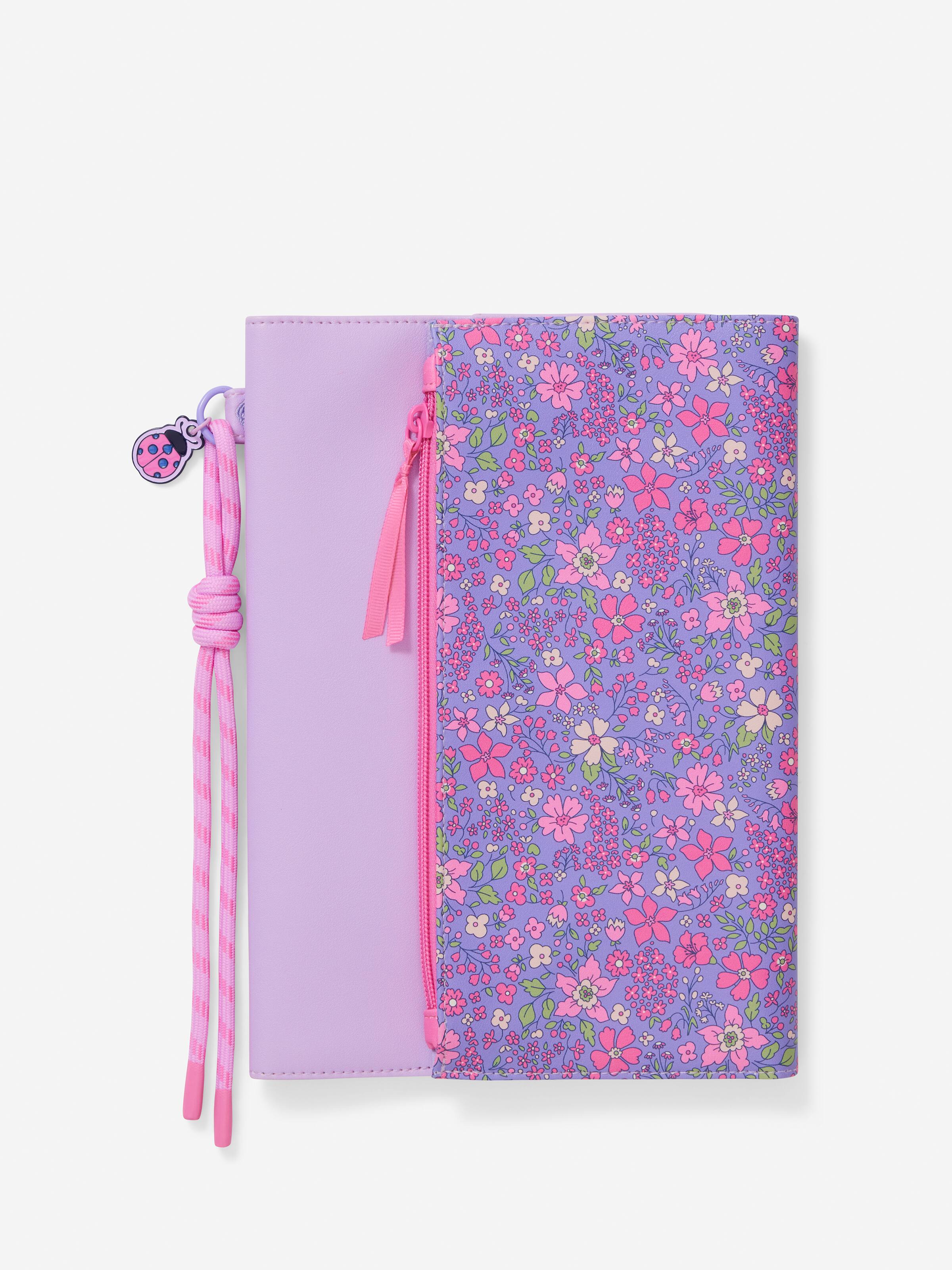Floral Trifold Notebook Cover