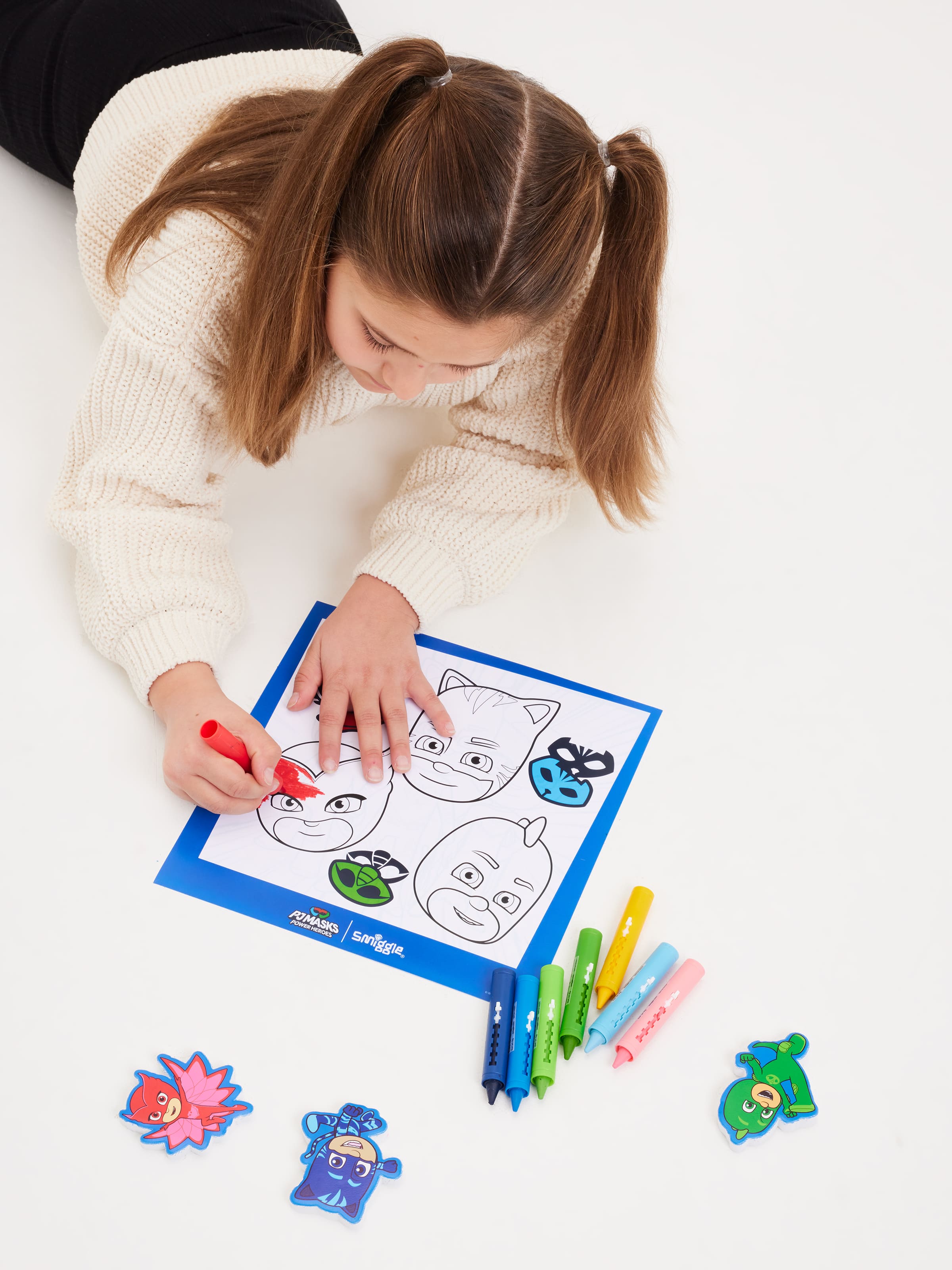 Pj Masks Power Heroes Bath Crayon Pack