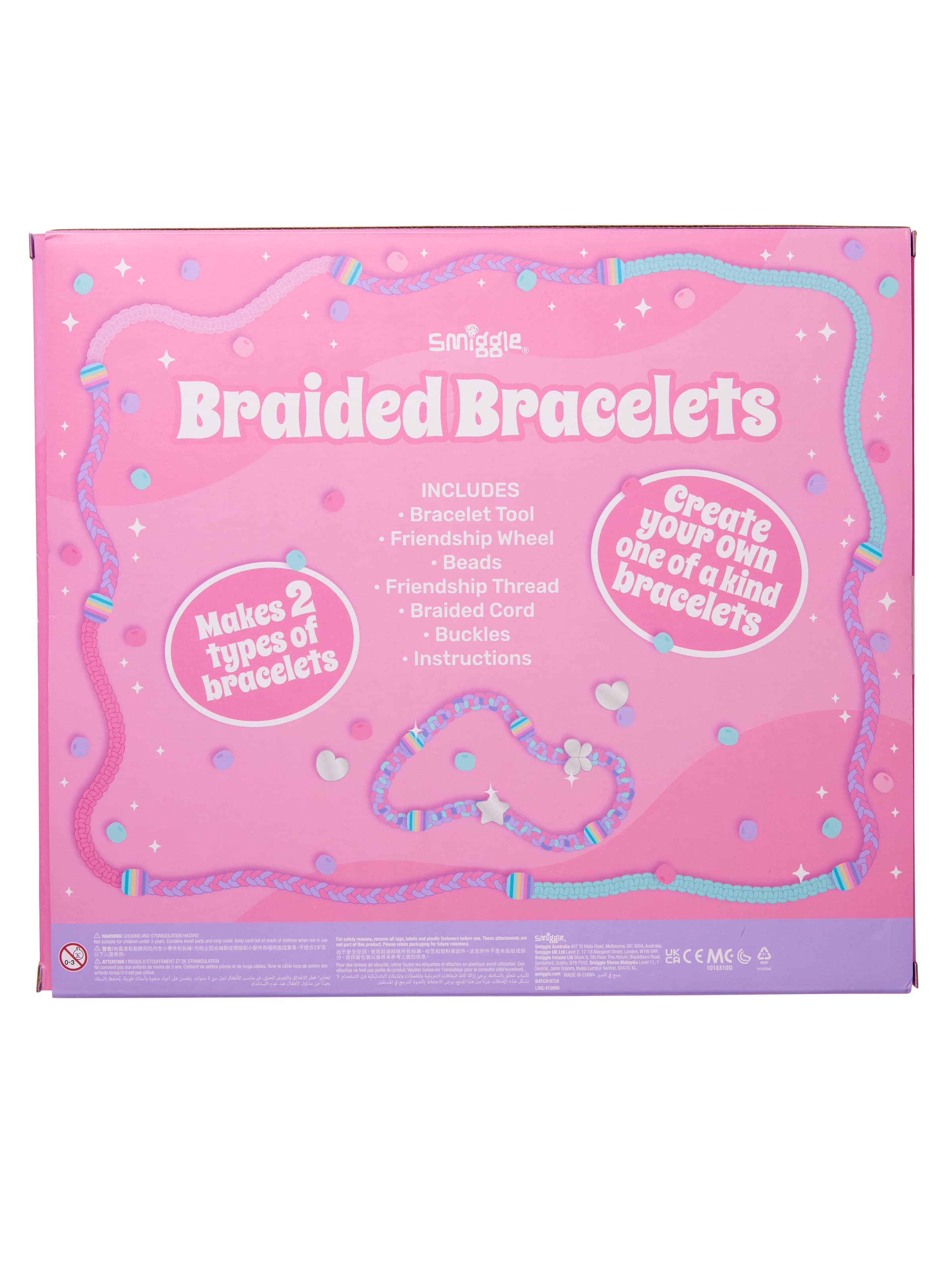 Image for Diy Braided Bracelet Kit from Smiggle