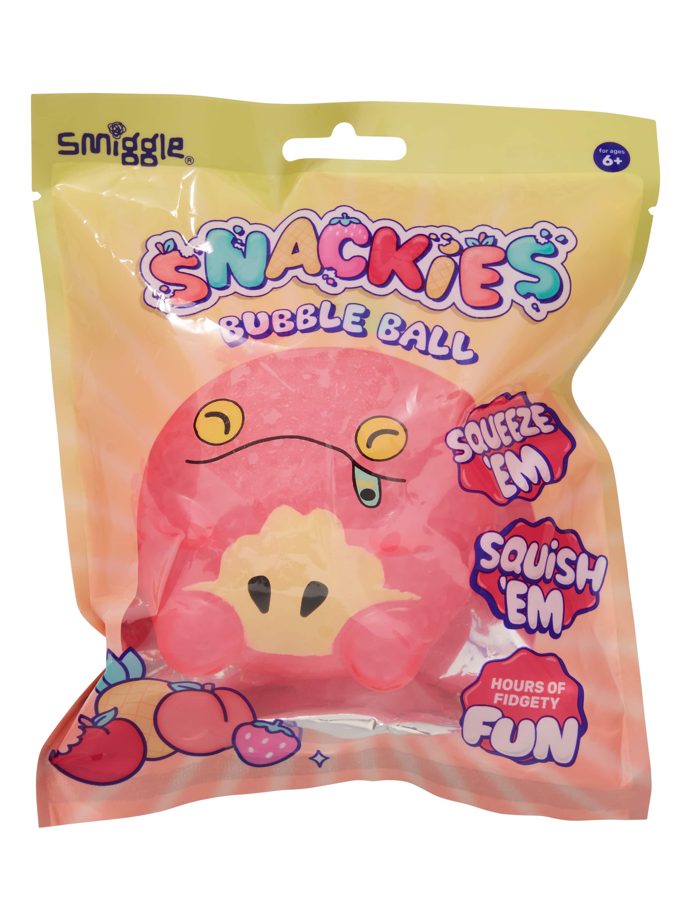 Snackies Squish 'N' Squeeze Bubble Ball