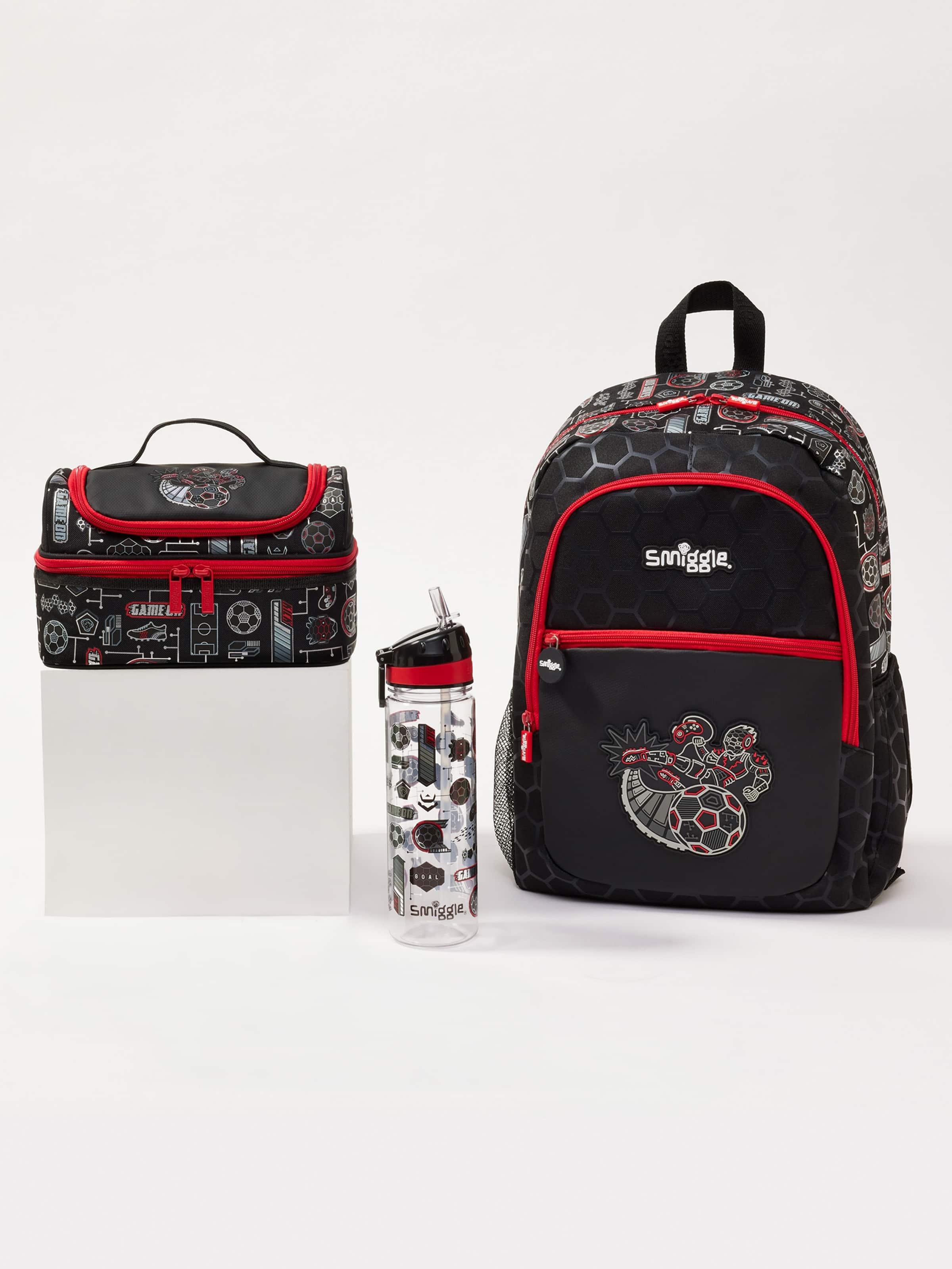 Away 3 Piece Double Decker Lunchbox School Bundle