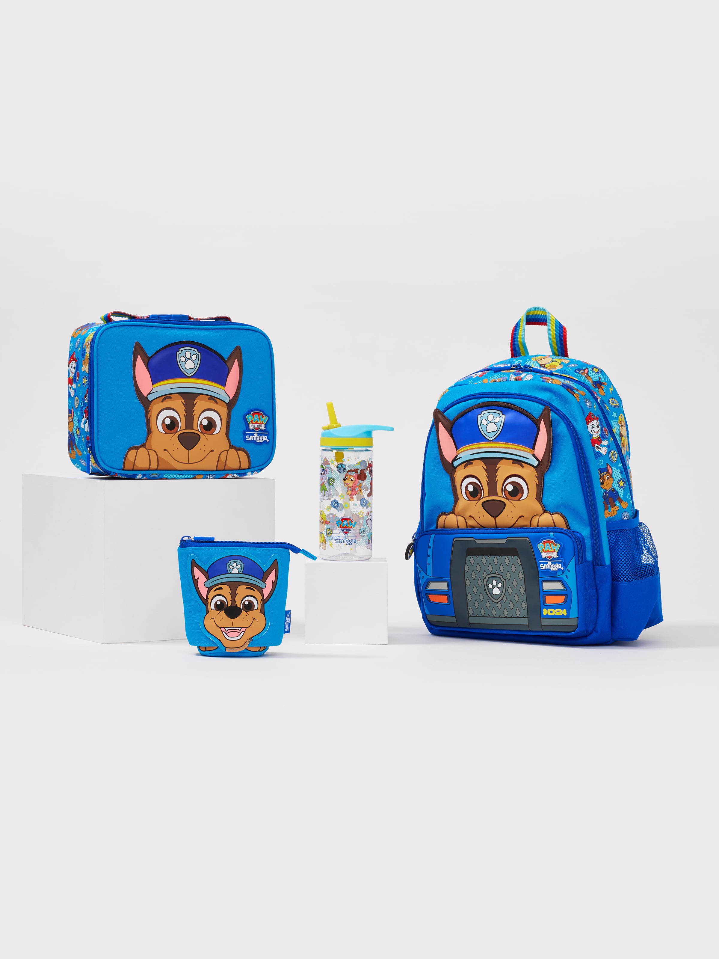 Paw Patrol Junior 4 Piece Character Backpack Bundle