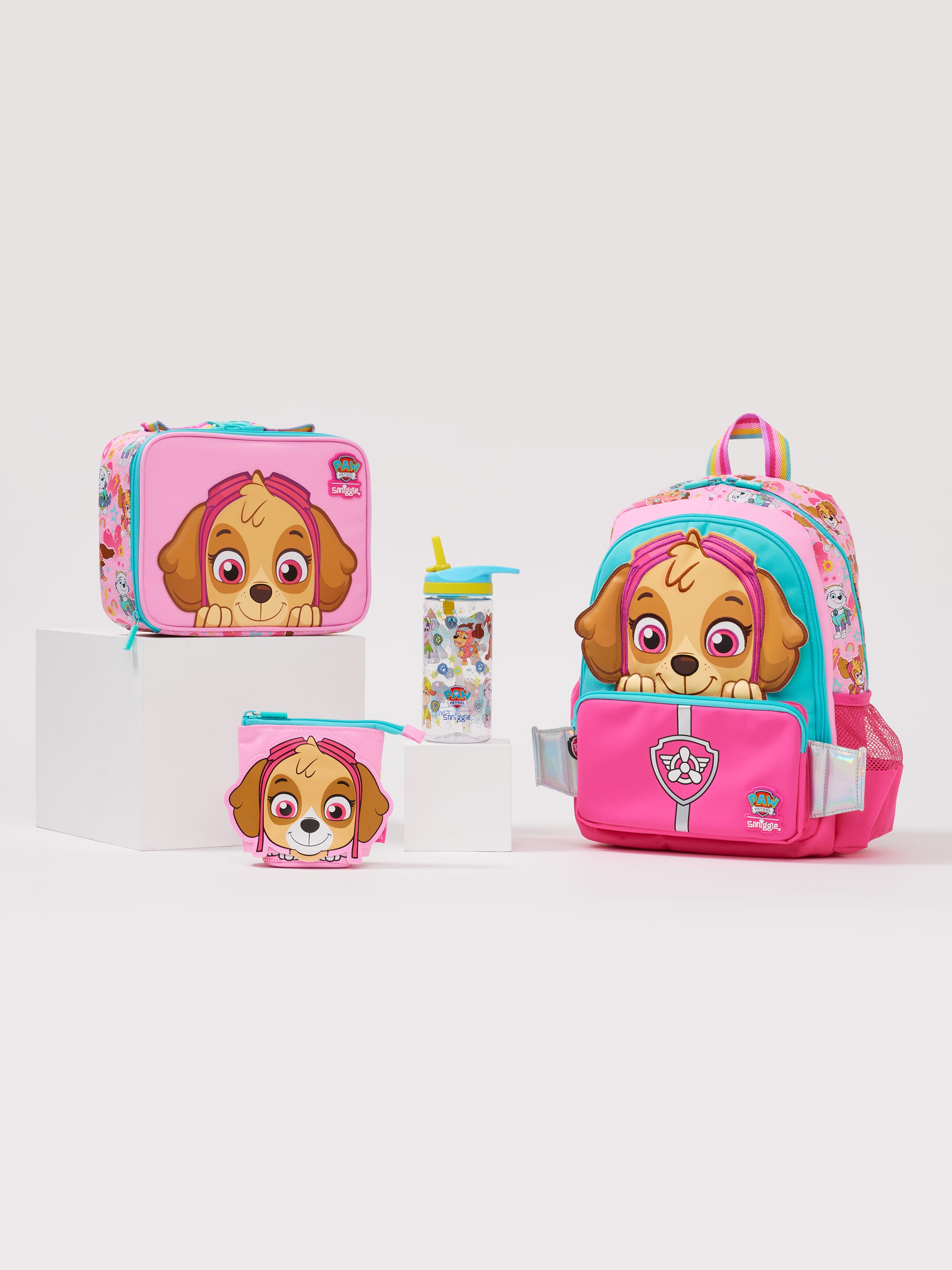Paw Patrol Junior 4 Piece Character Backpack Bundle