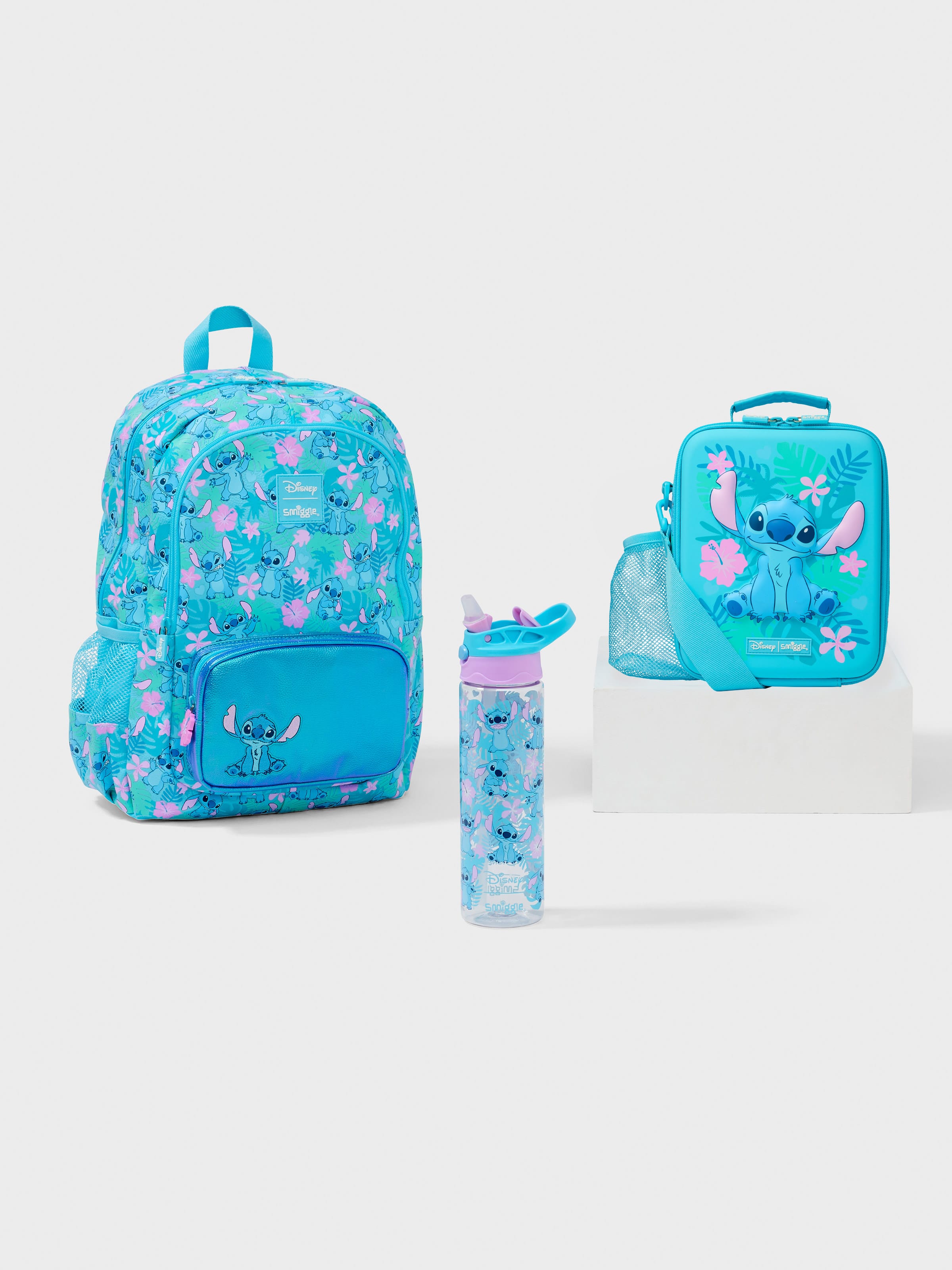 Stitch 3 Piece Bundle With Hardtop Lunchbox