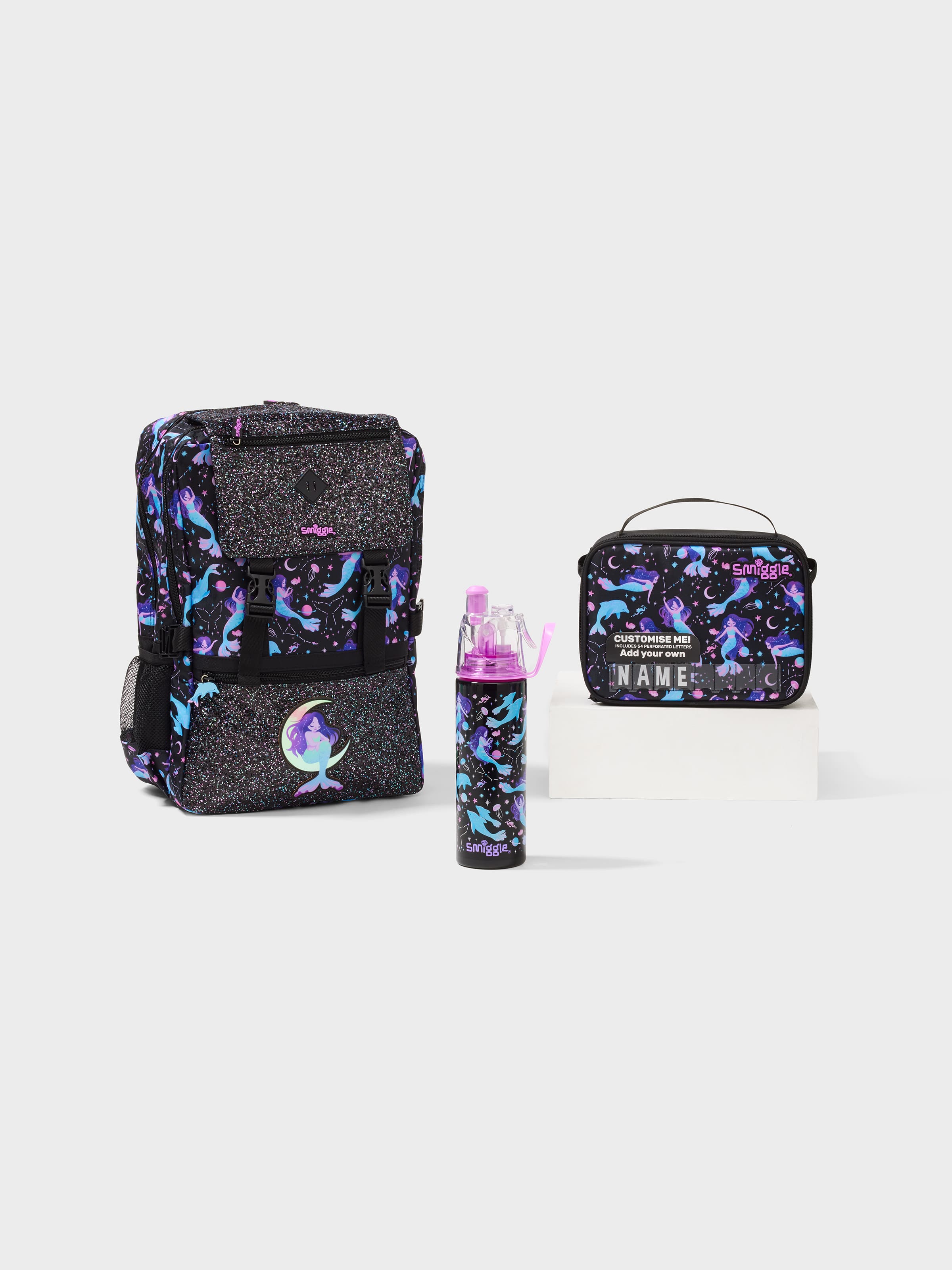 Limitless Essential 3 Piece Attach Foldover Backpack Bundle