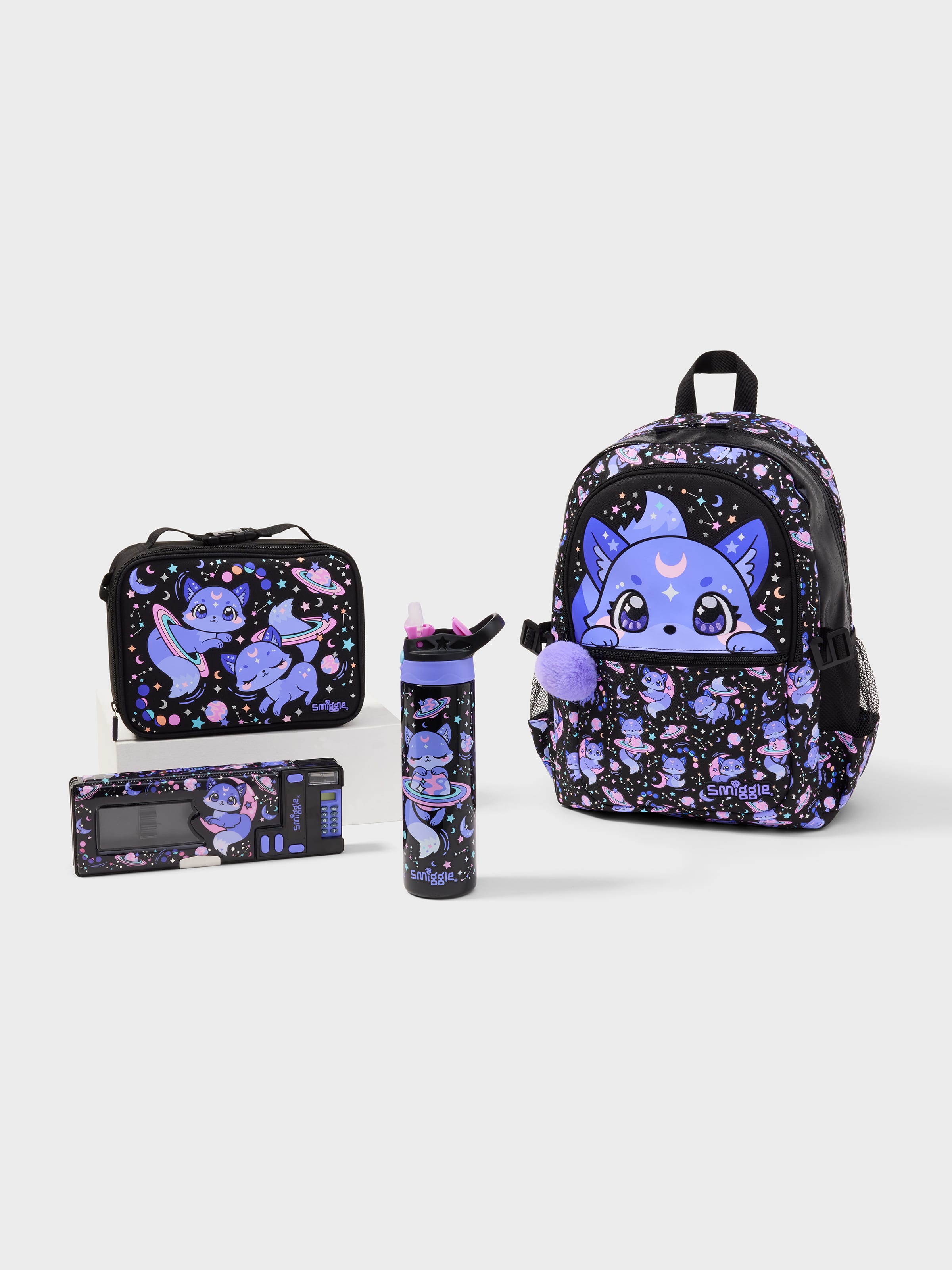 Bright Eyes 4 Piece Attach Lunchbox Bundle