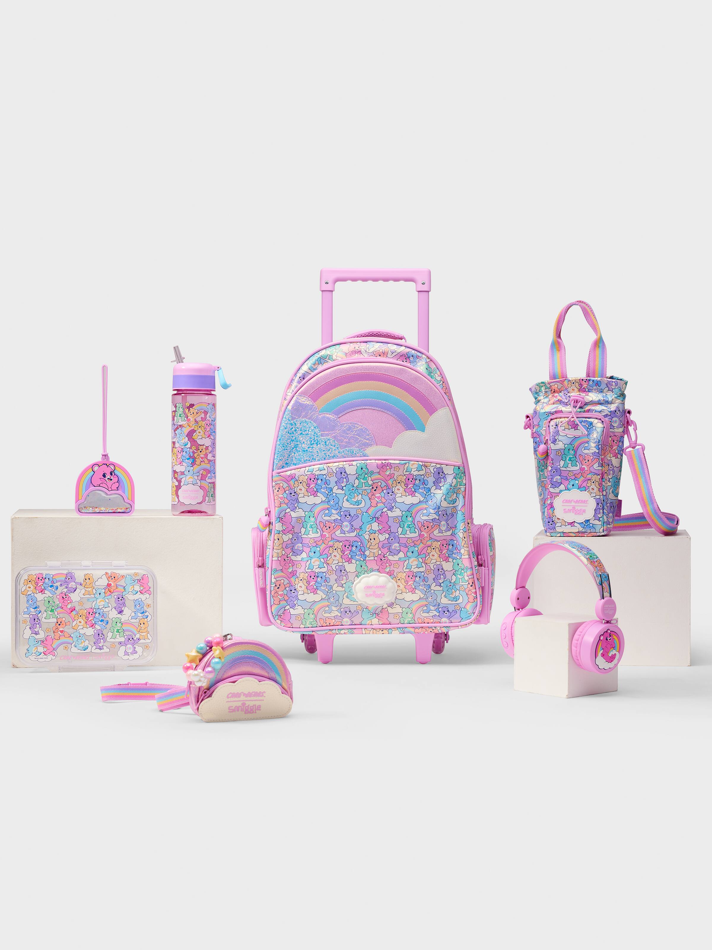 Care Bears 7 Piece Travel Bundle