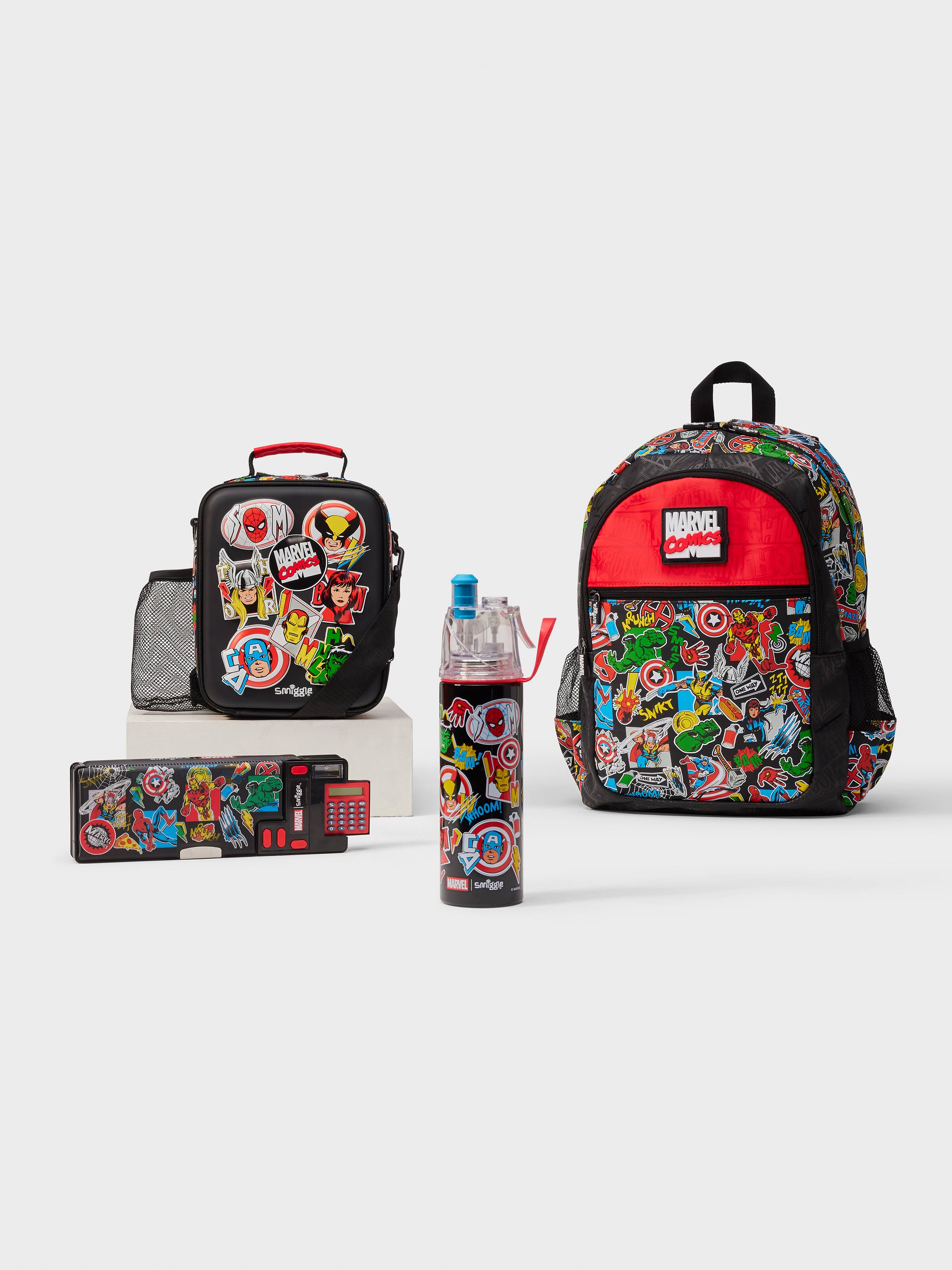 Marvel 4 Piece Classic Backpack Bundle
