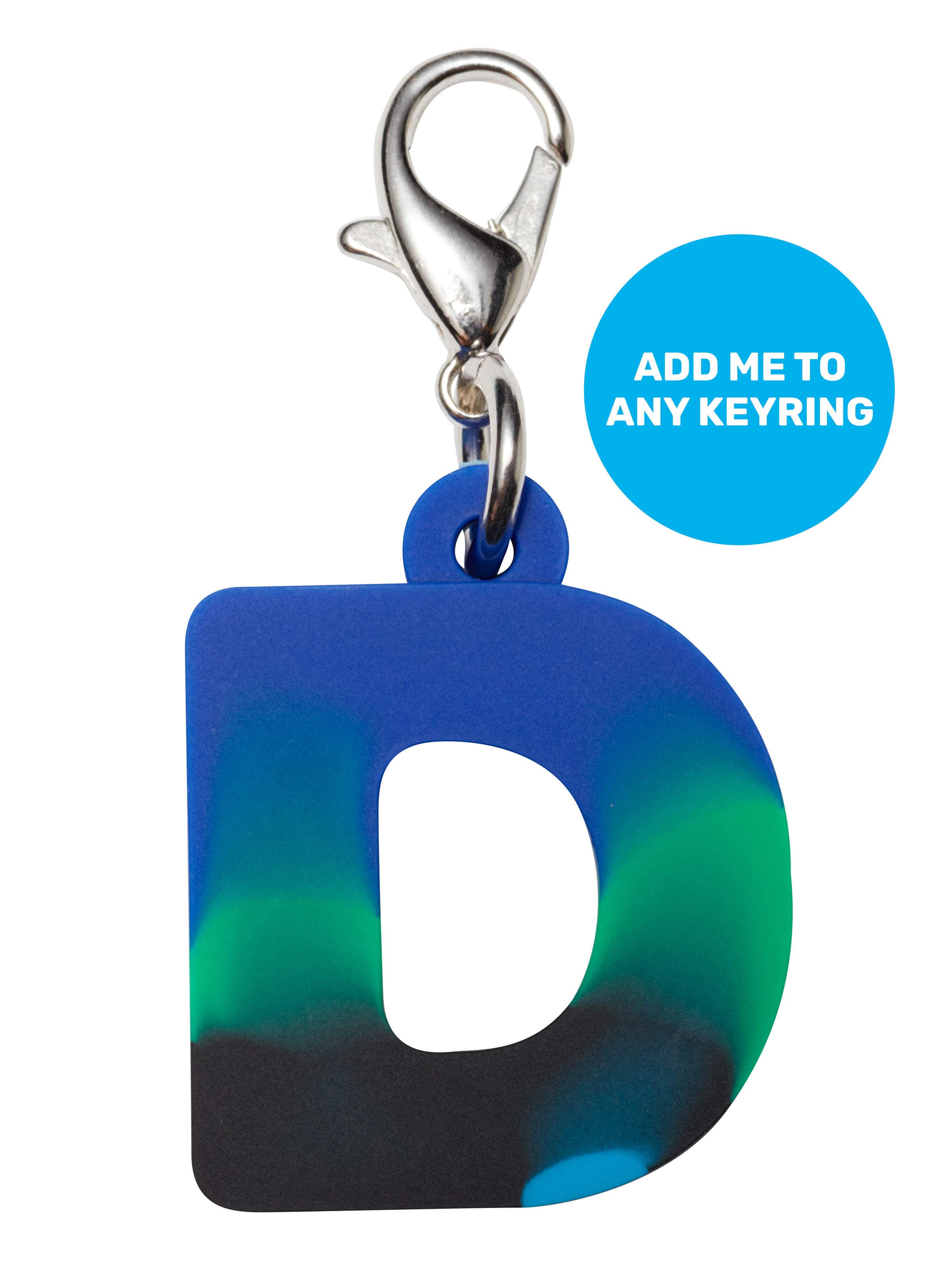 Blue Add-On Mini Alpha Keyring