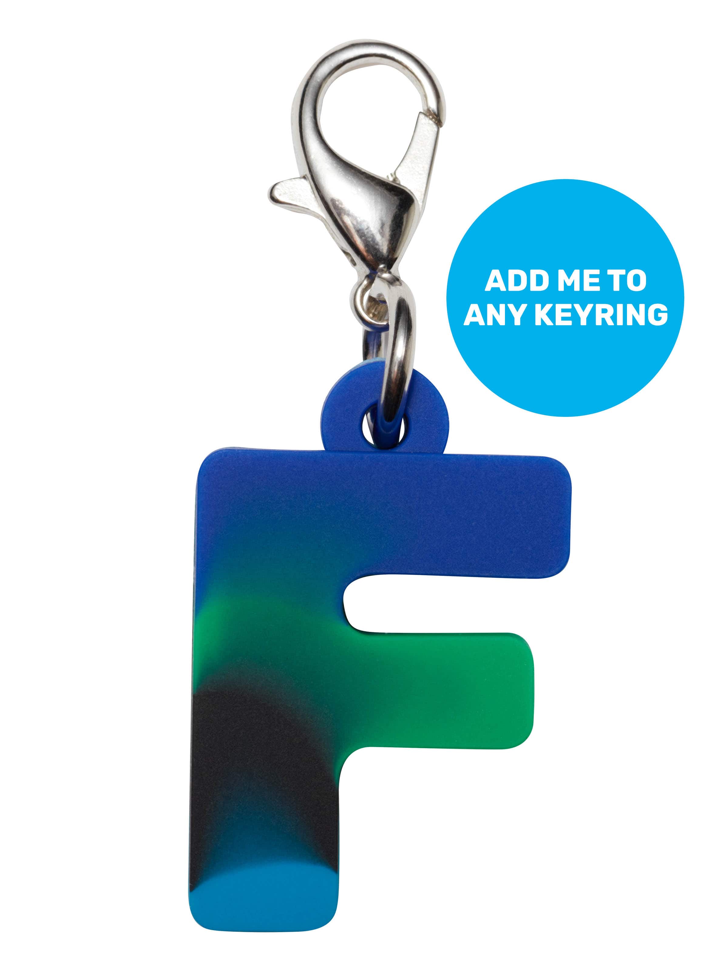 Blue Add-On Mini Alpha Keyring