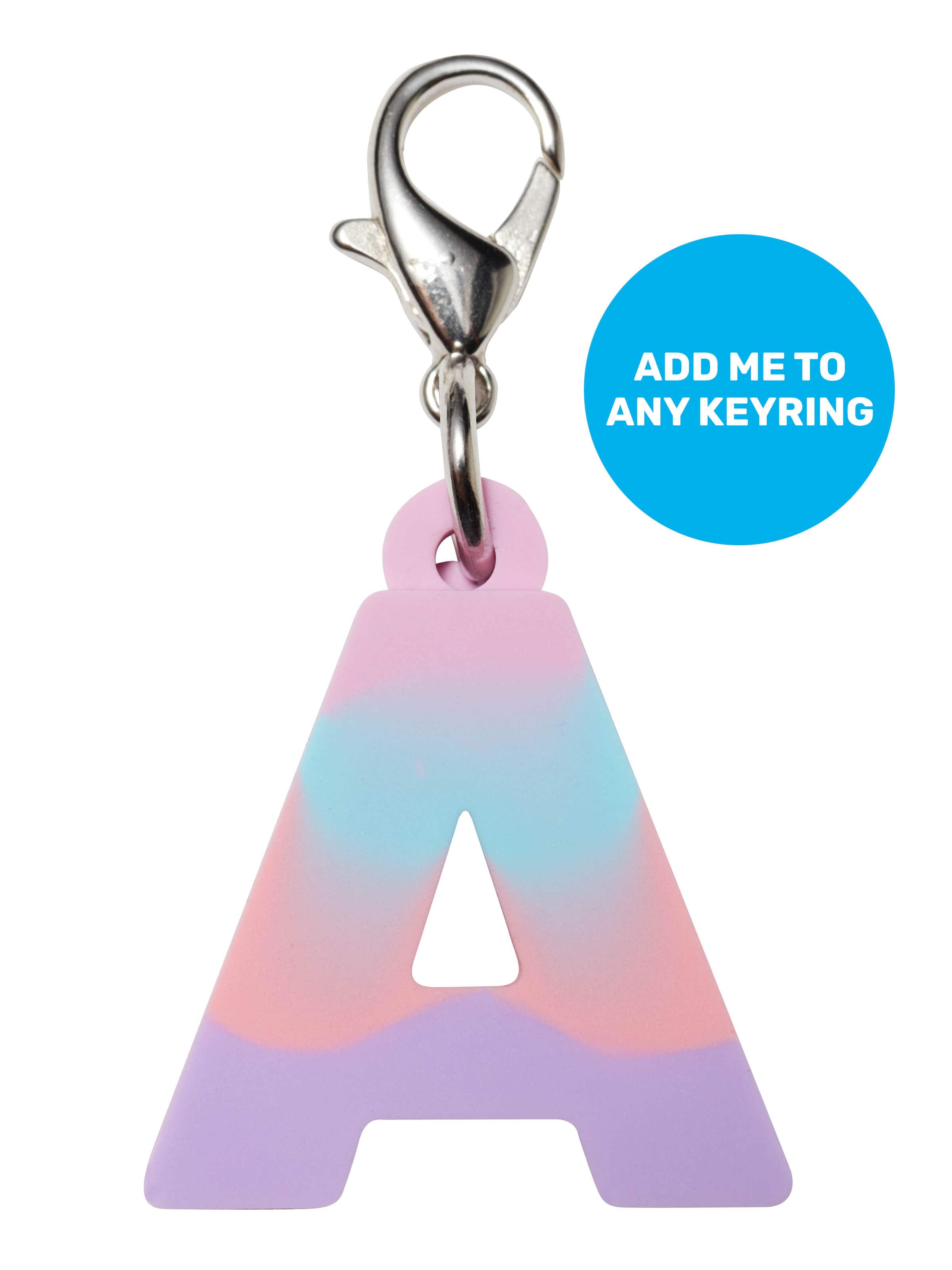Pink Add-On Mini Alpha Keyring