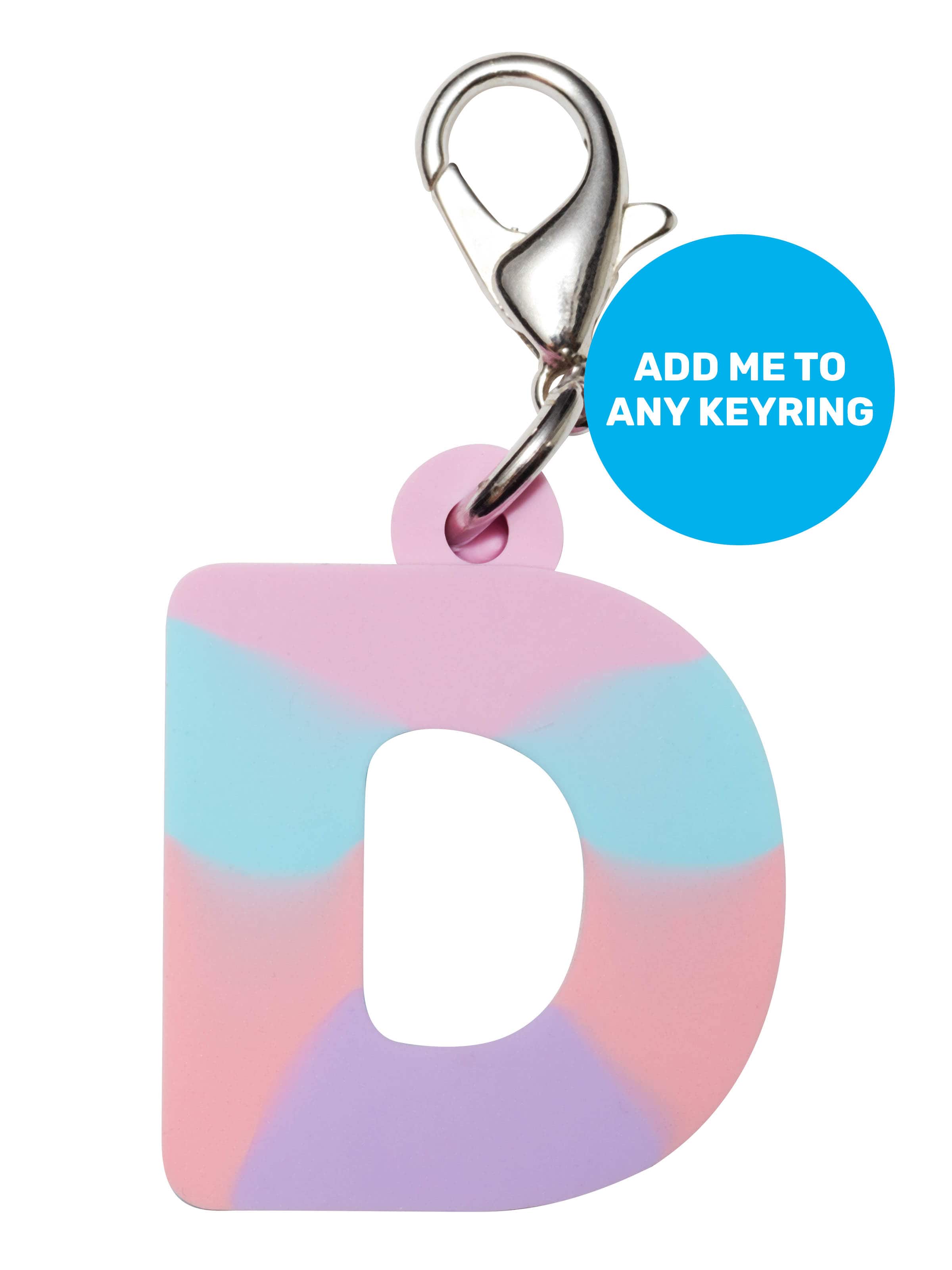 Pink Add-On Mini Alpha Keyring