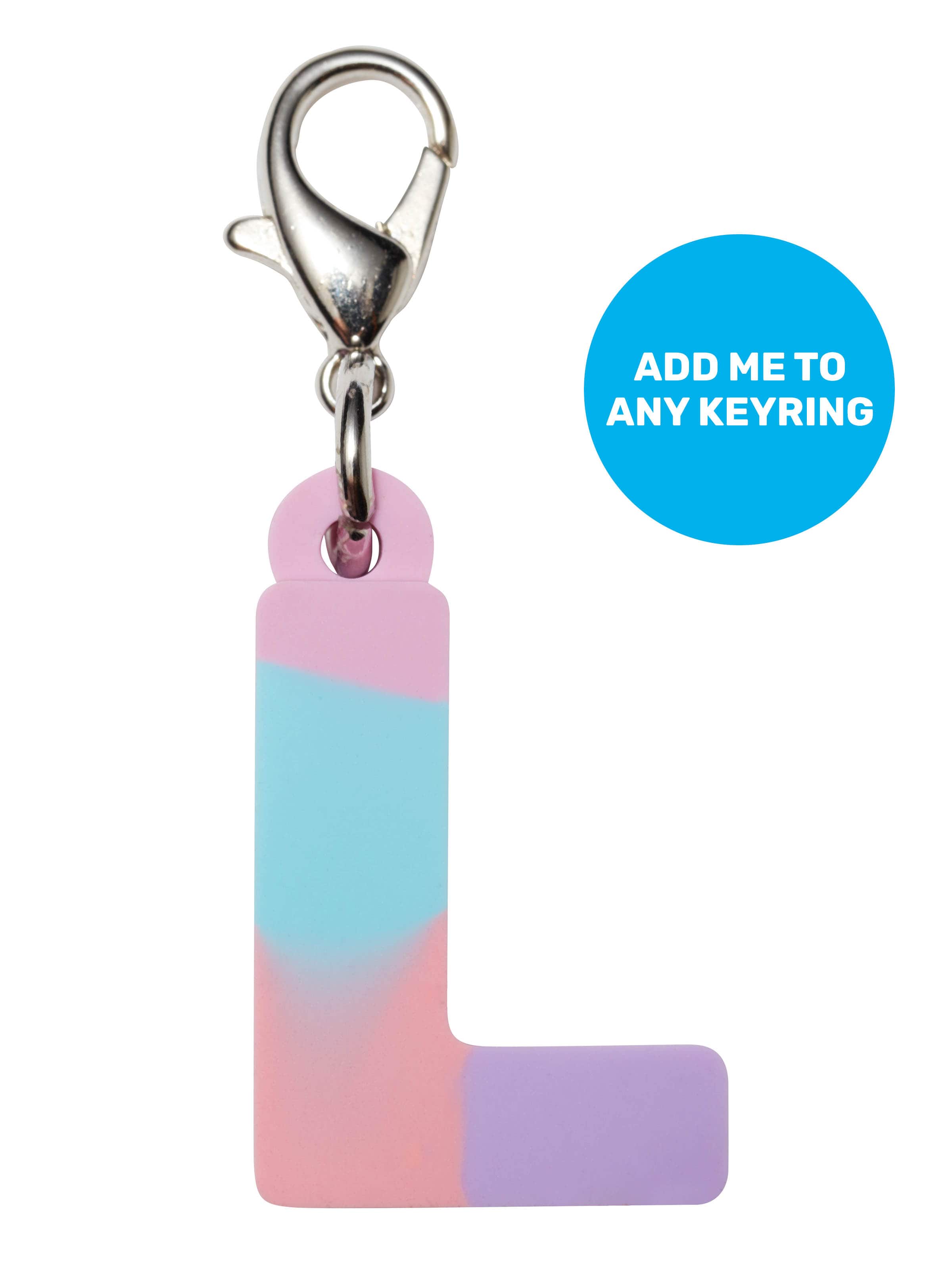 Pink Add-On Mini Alpha Keyring