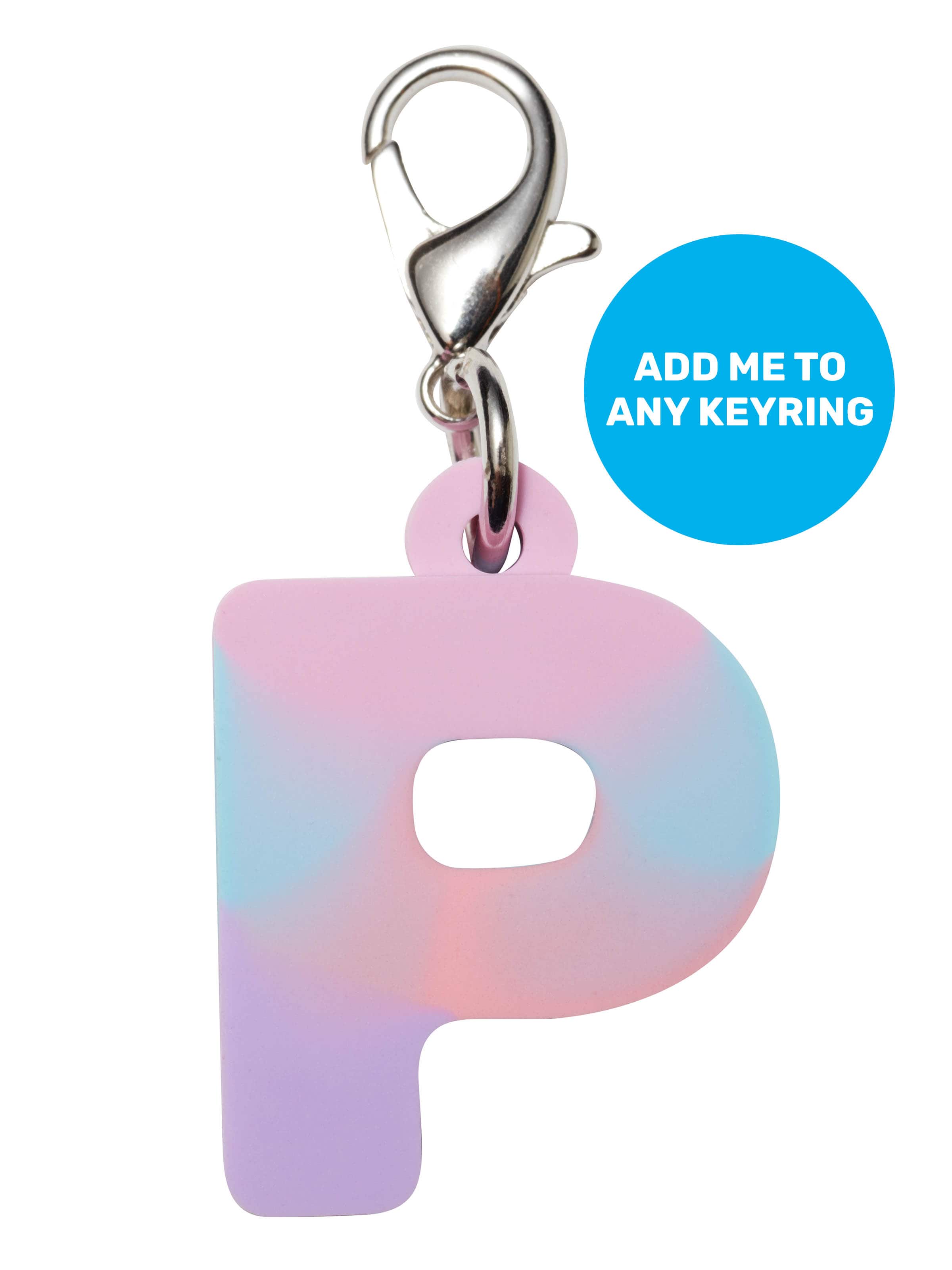 Pink Add-On Mini Alpha Keyring