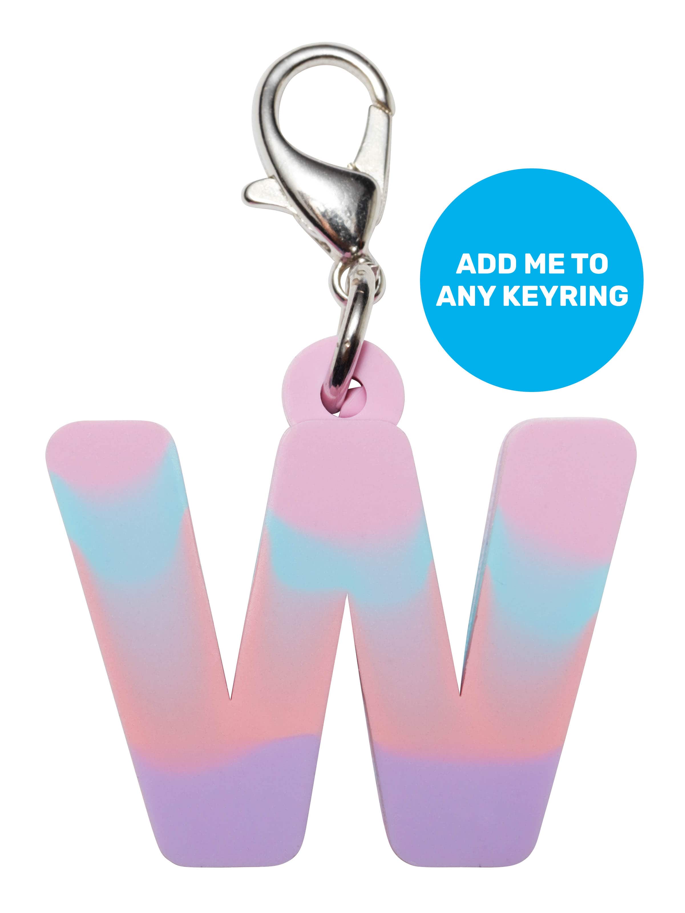 Pink Add-On Mini Alpha Keyring
