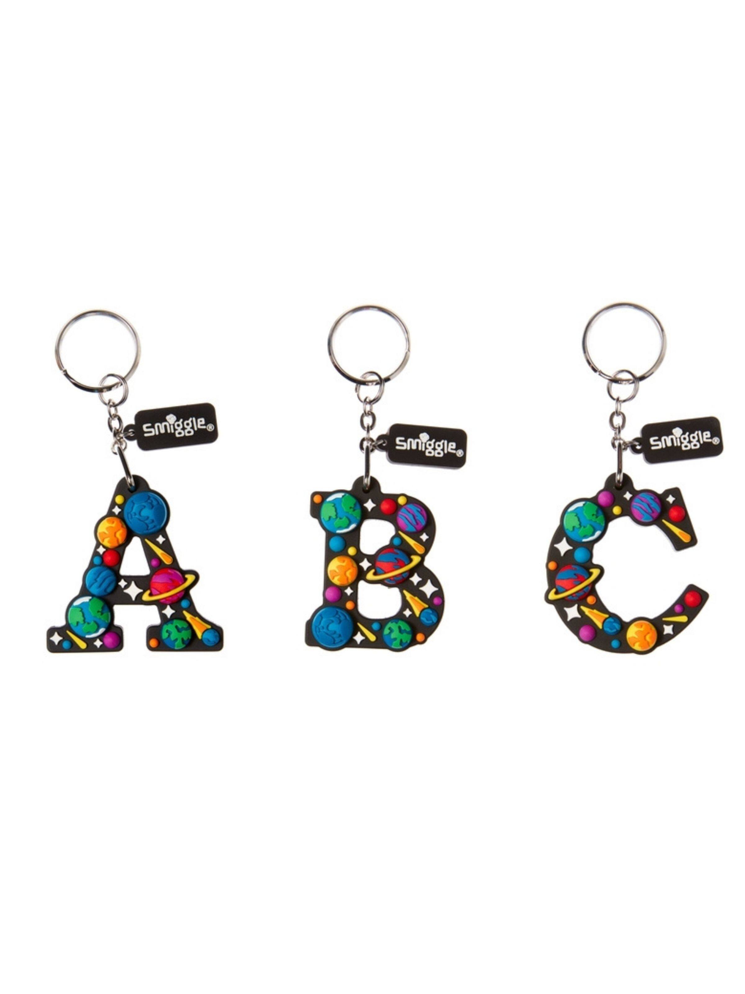 Space Scented Alphabet Keyring