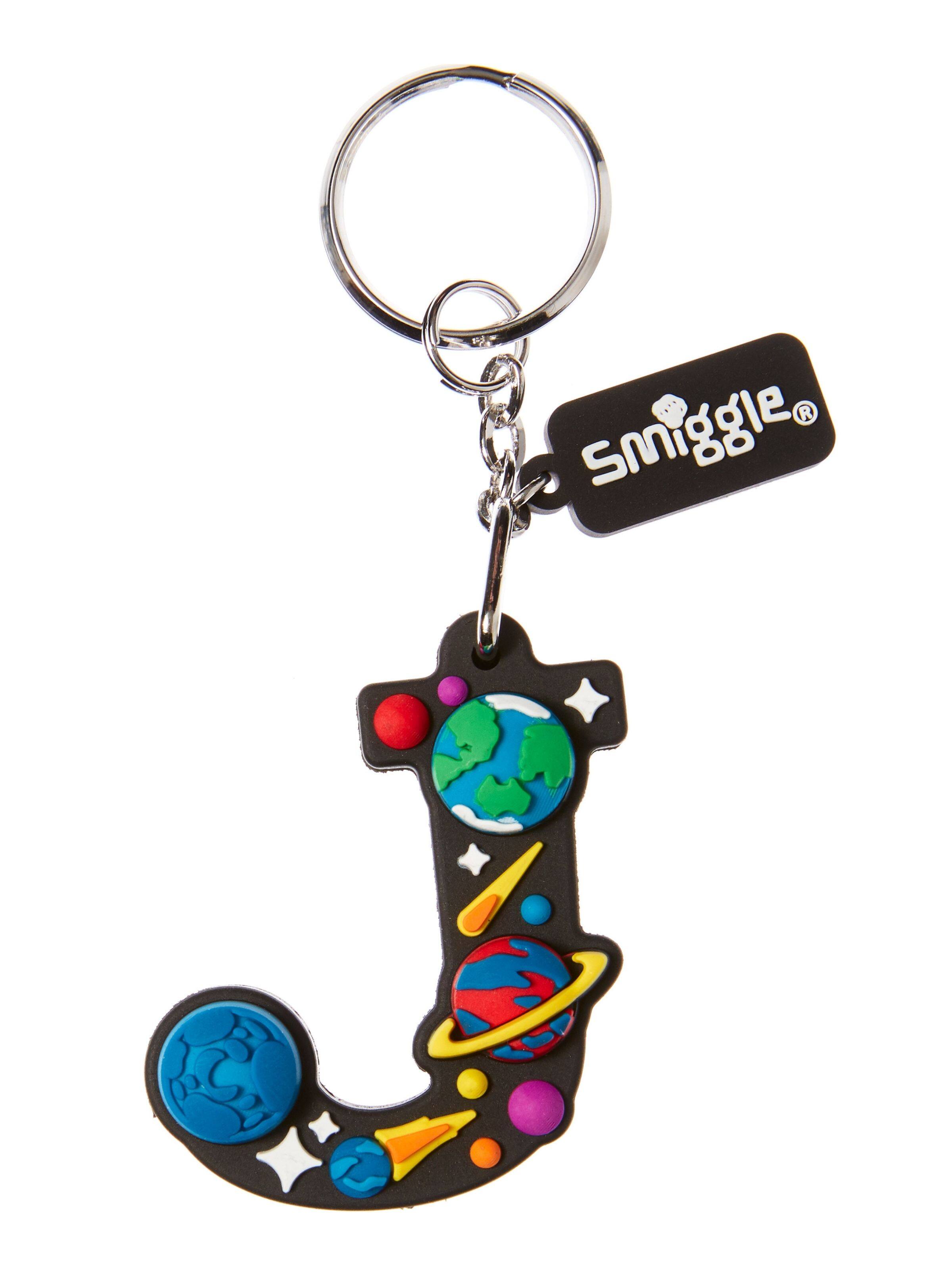 Space Scented Alphabet Keyring 