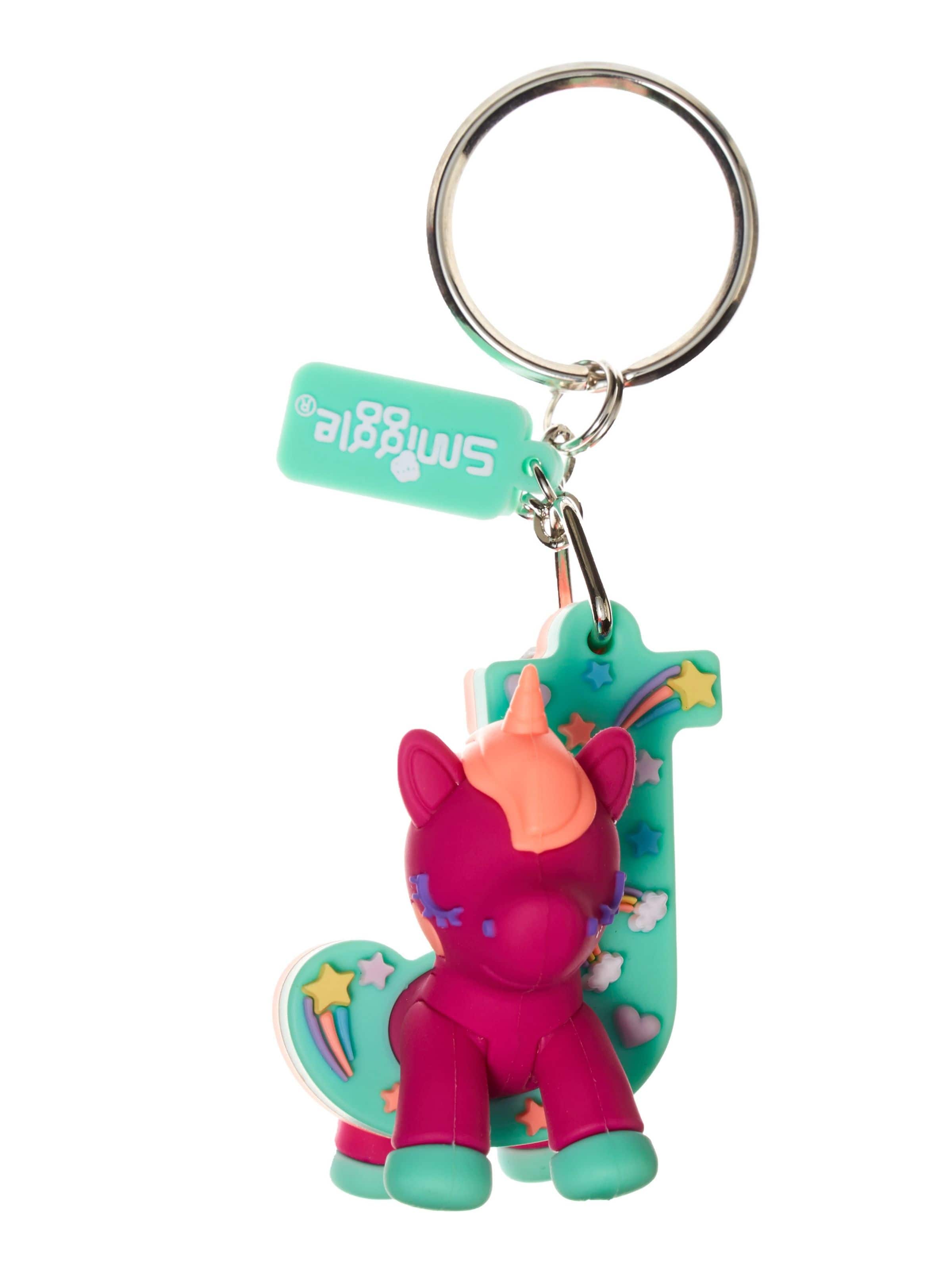 Unicorn Scented Alphabet Keyring