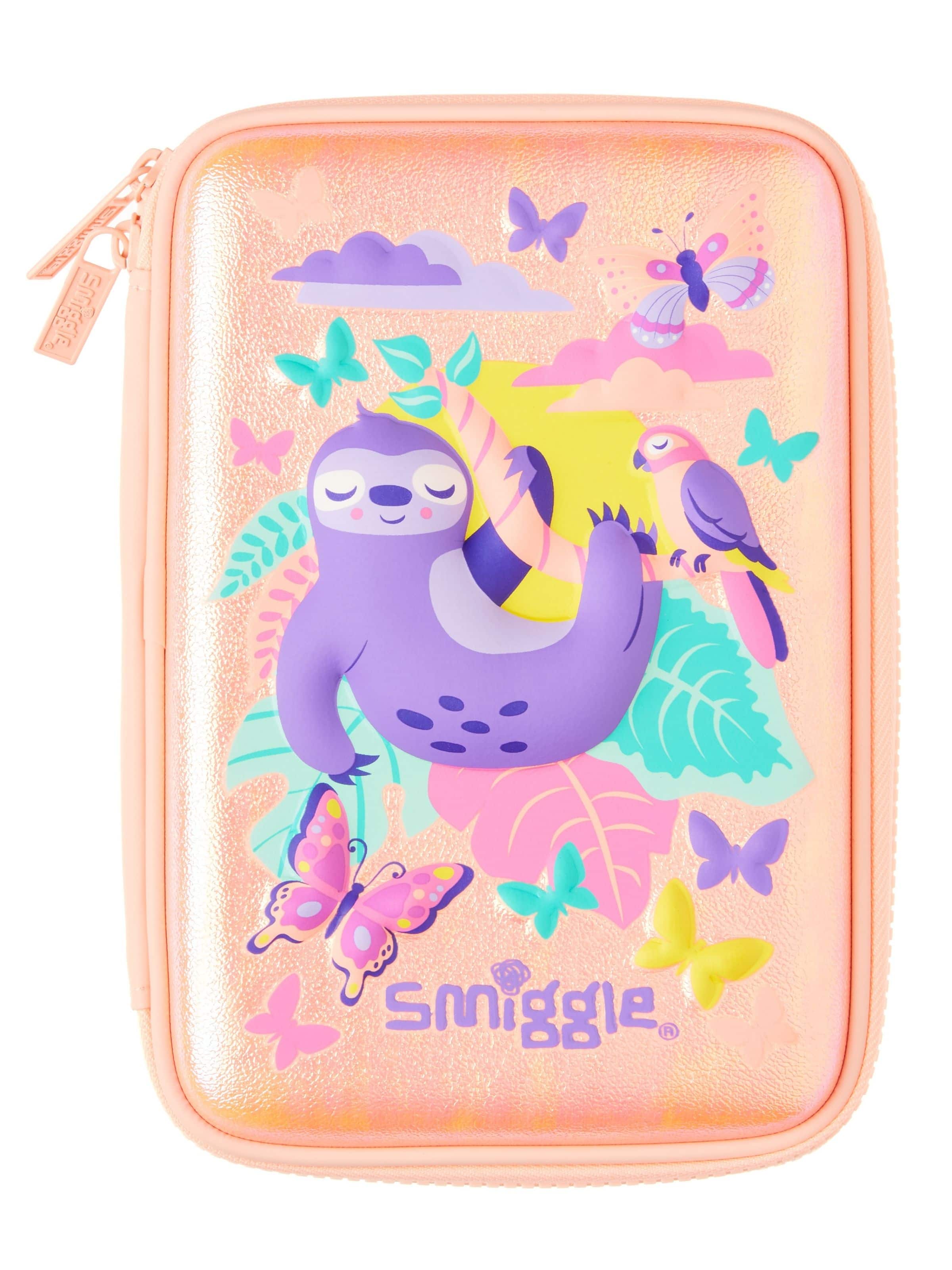 smiggle pencil case 3 layer