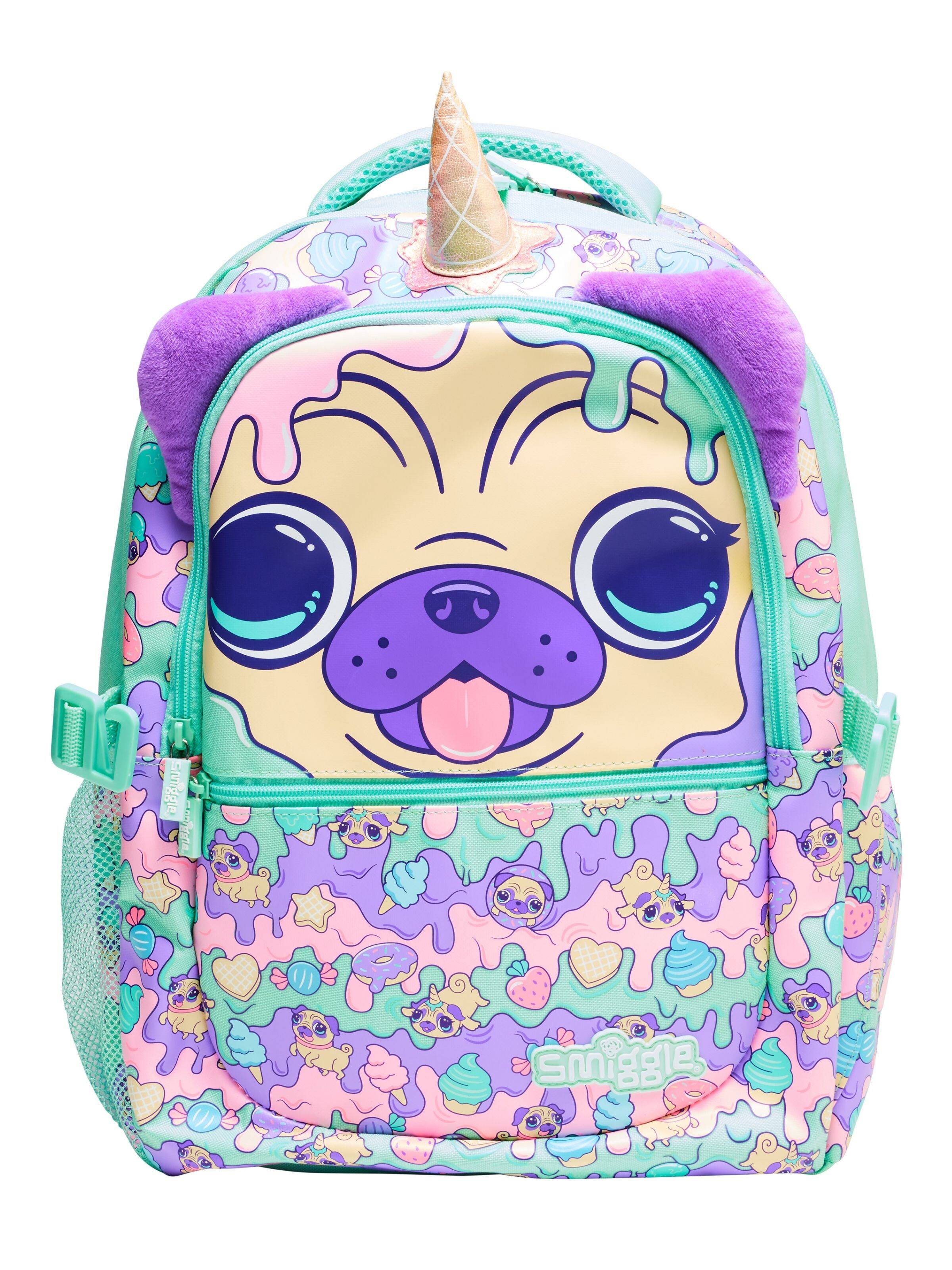 smiggle furry backpack