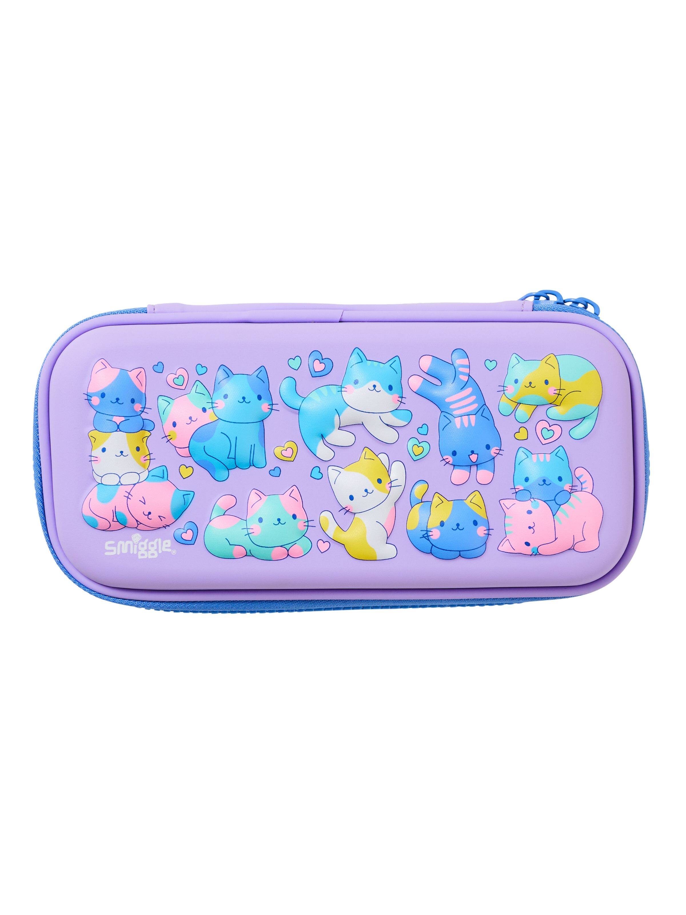 smiggle three layer pencil case