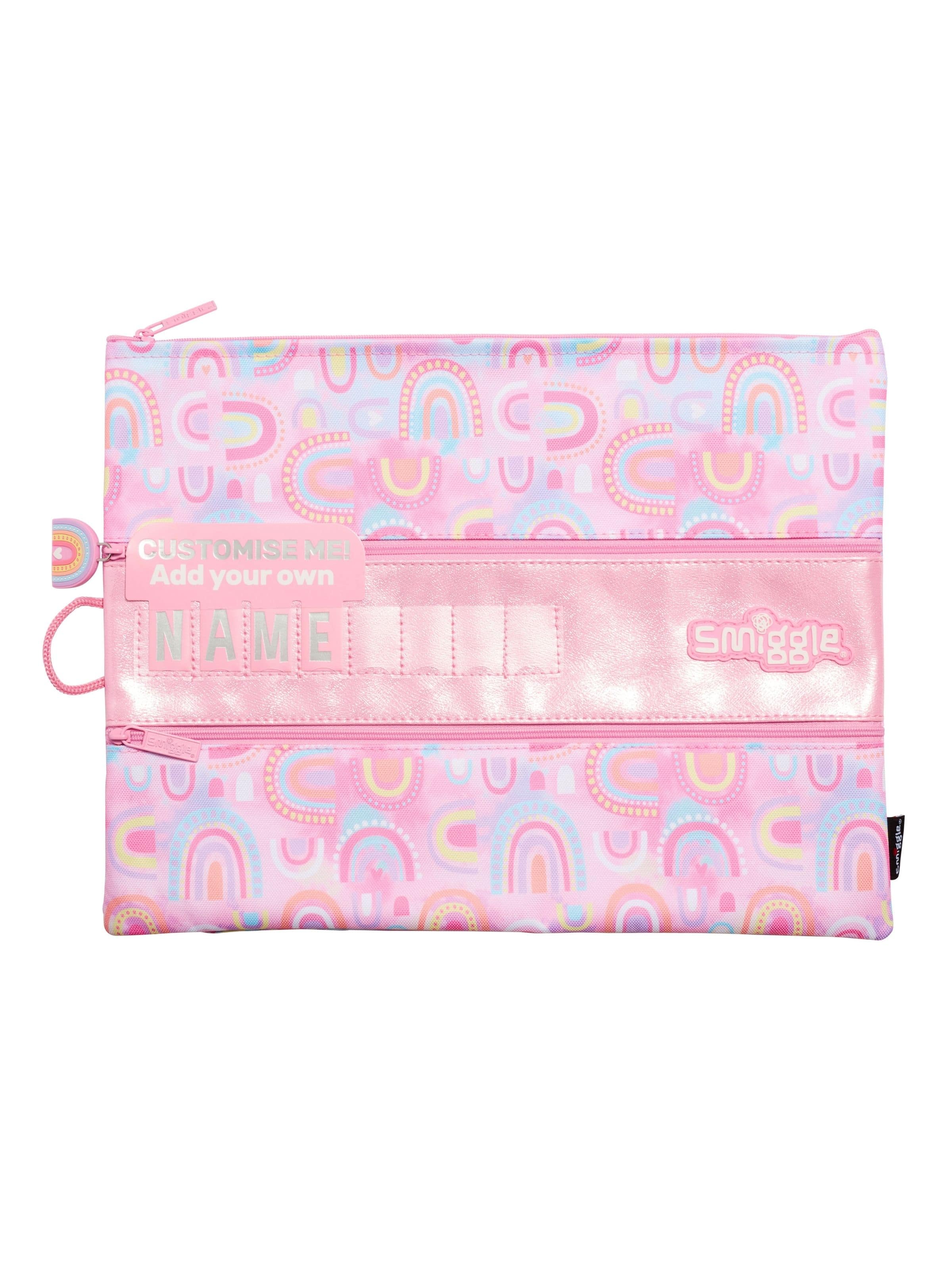 smiggle rainbow pencil case