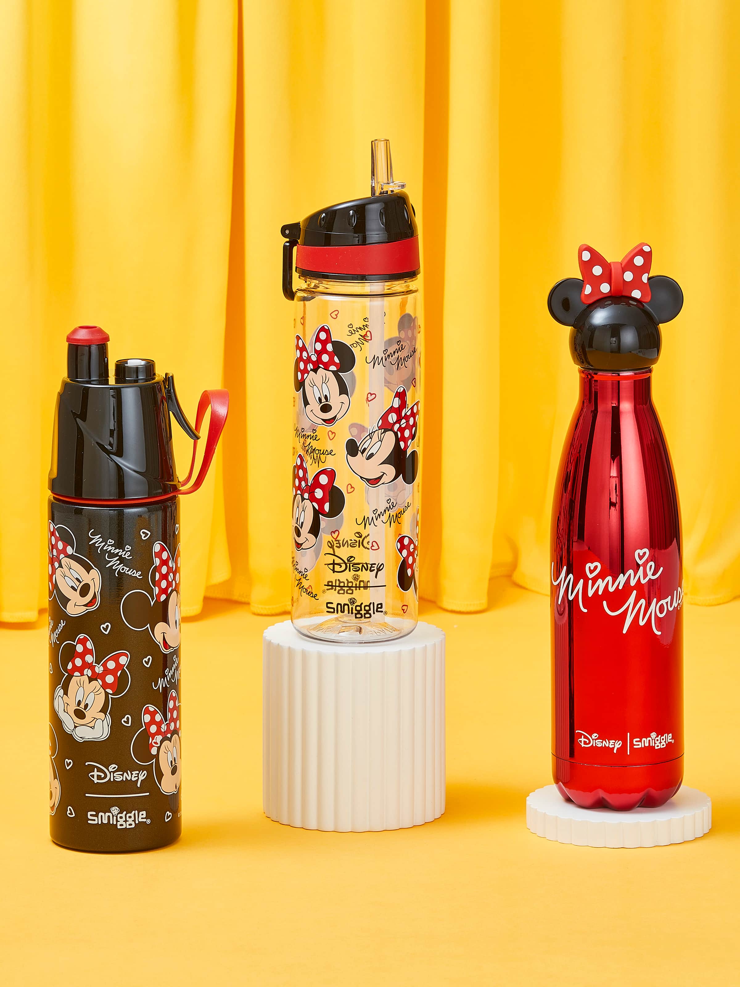Image for Minnie Mouse Insulated Stainless Steel Drink Bottle 500Ml from Smiggle