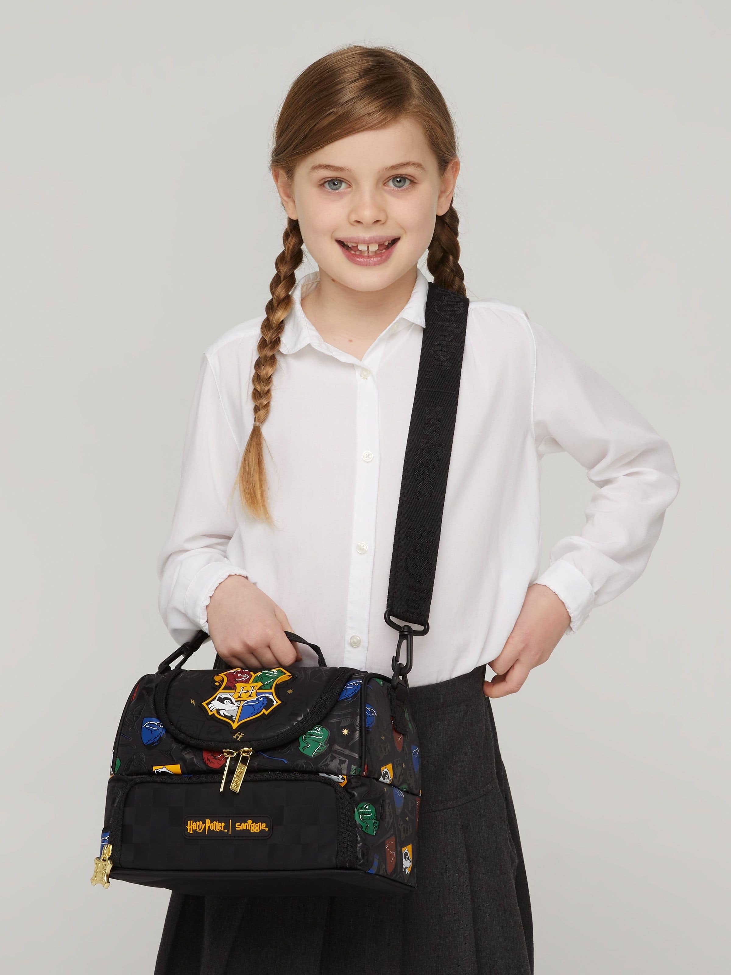 Image for Harry Potter Double Compartment Lunchbox With Strap from Smiggle