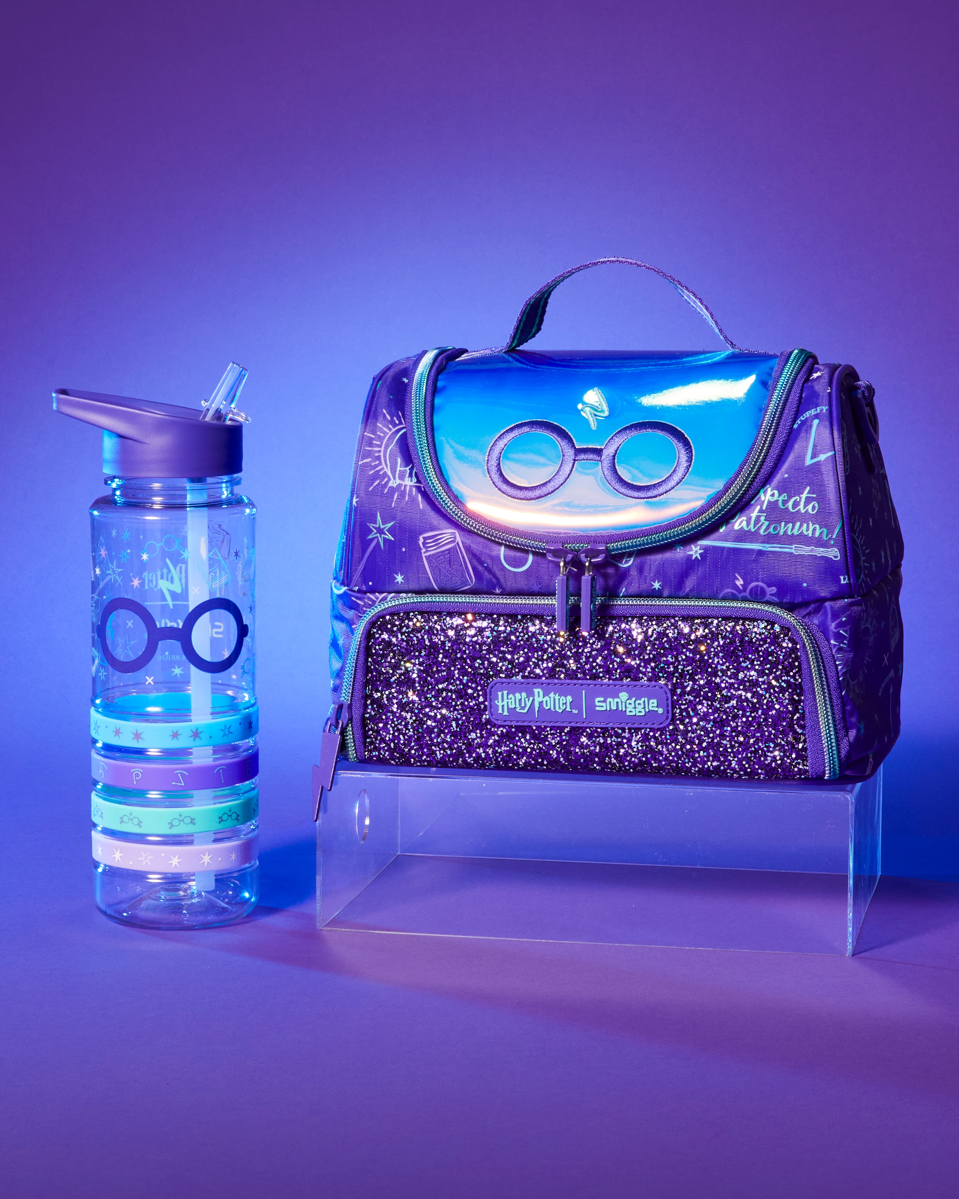 Image for Harry Potter Double Compartment Lunchbox With Strap from Smiggle