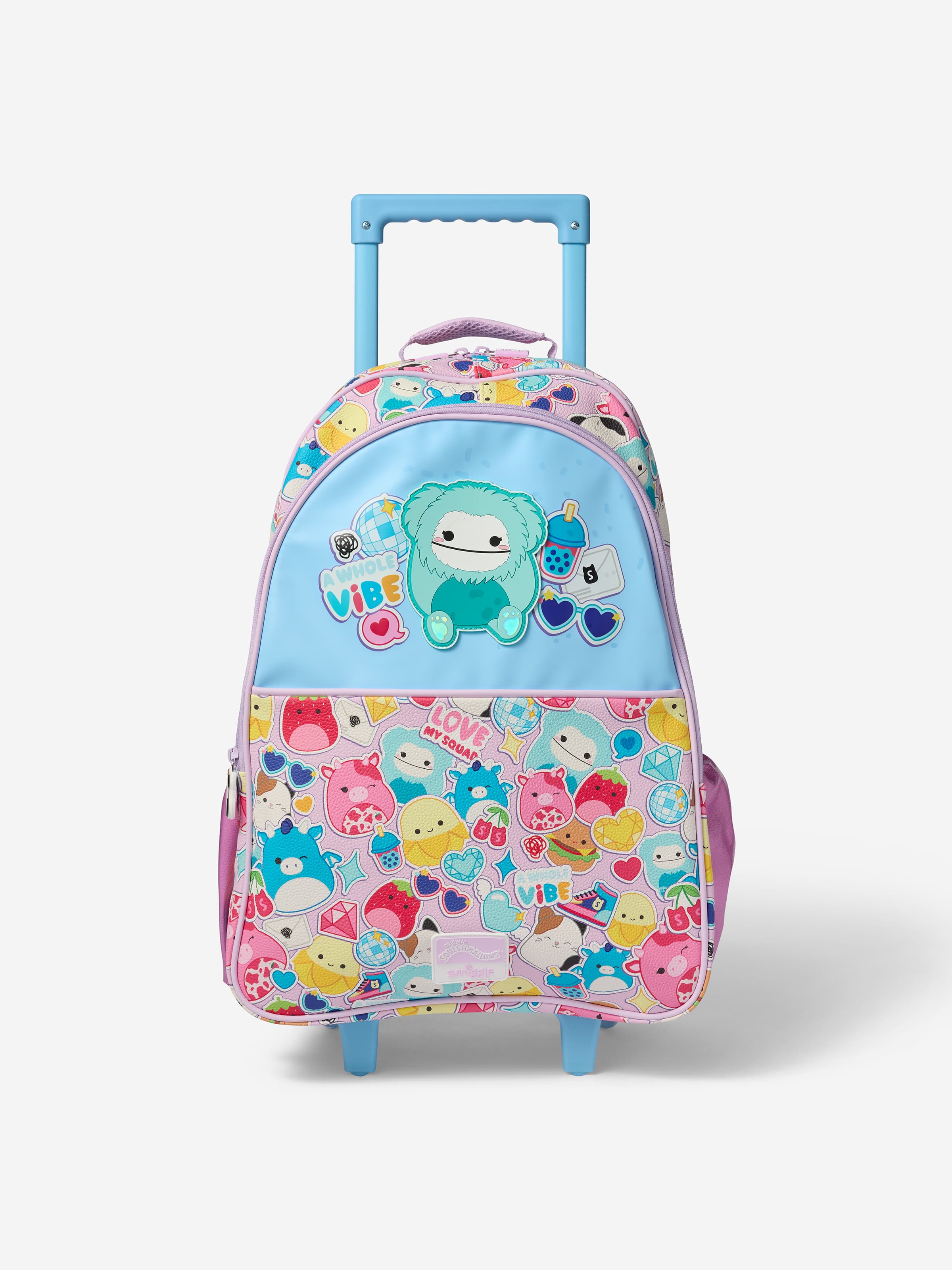 Squishmallows Trolley Backpack With Light Up Wheels