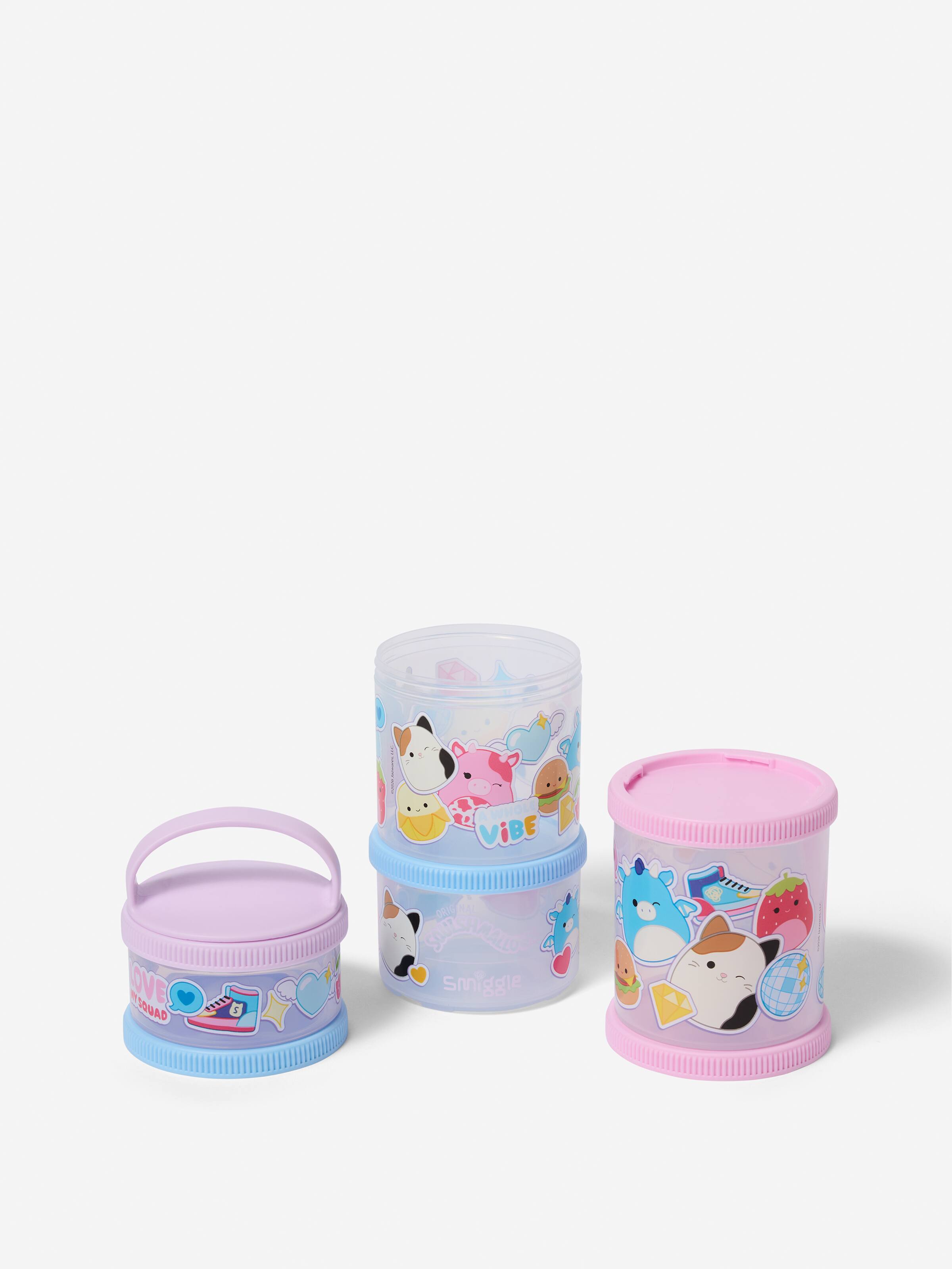 Squishmallows Large Snack And Stack Containers