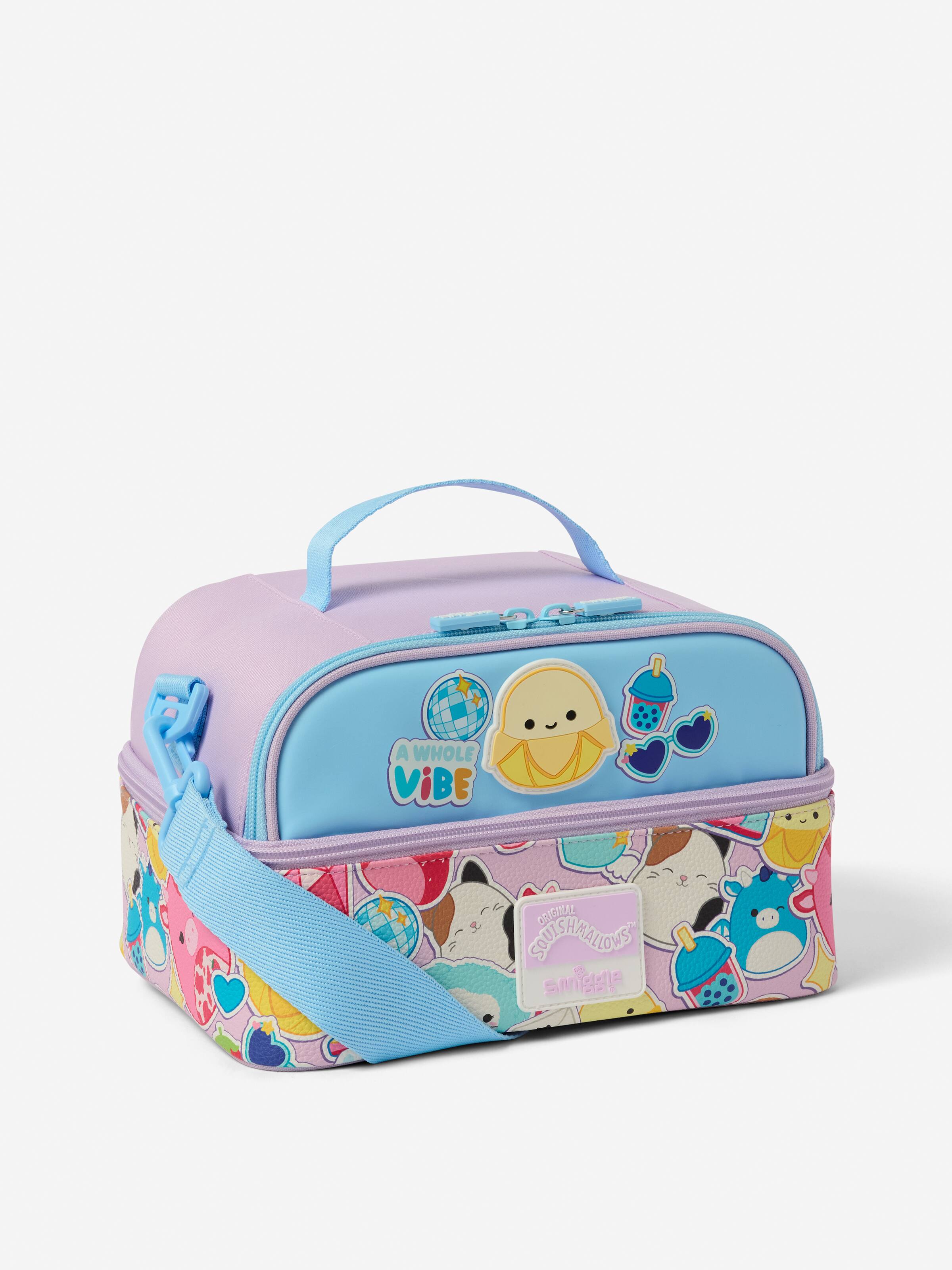 Squishmallows Large Double Decker Lunchbox With Strap