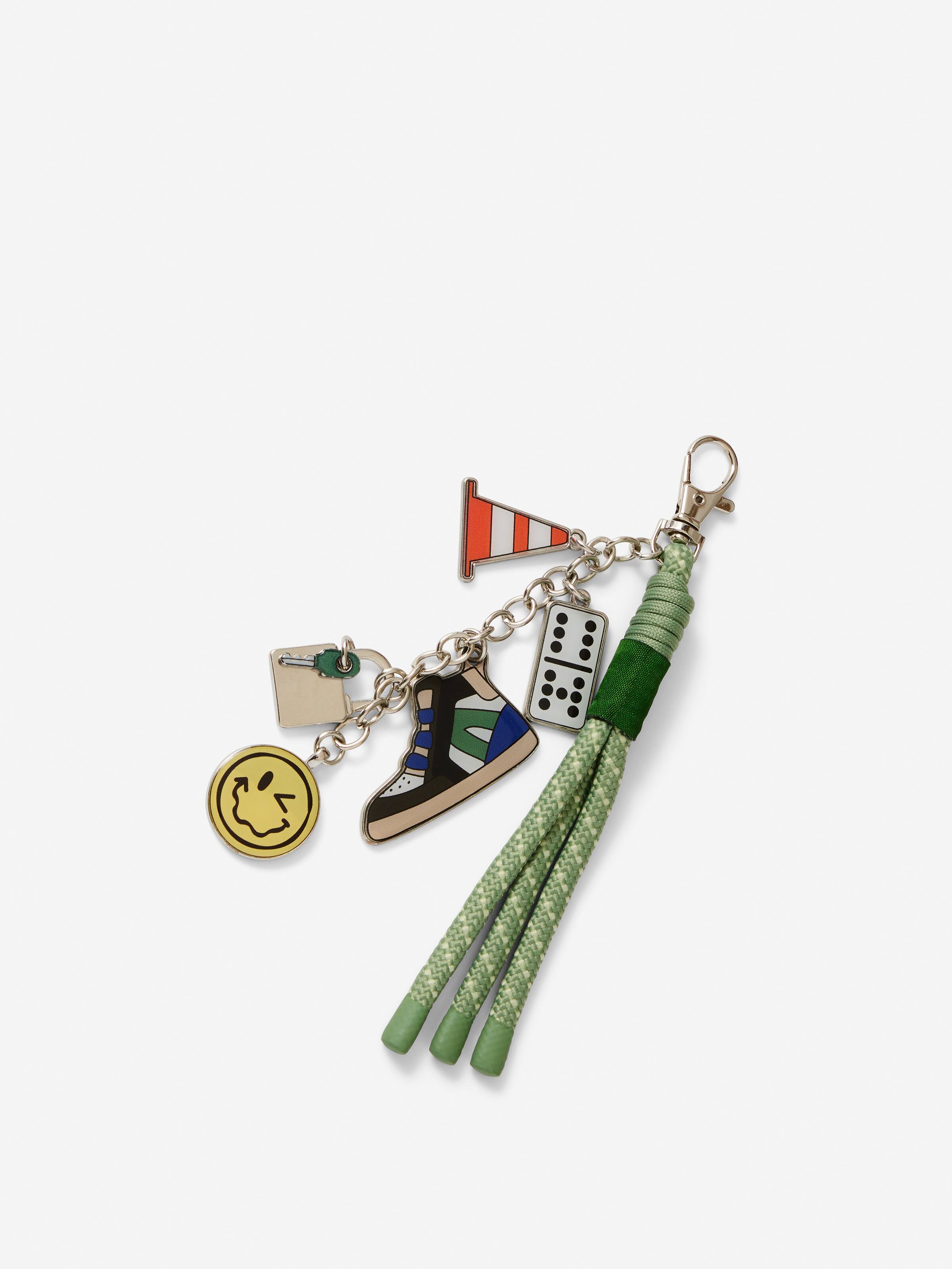 Mixed Charm Rope Keyring