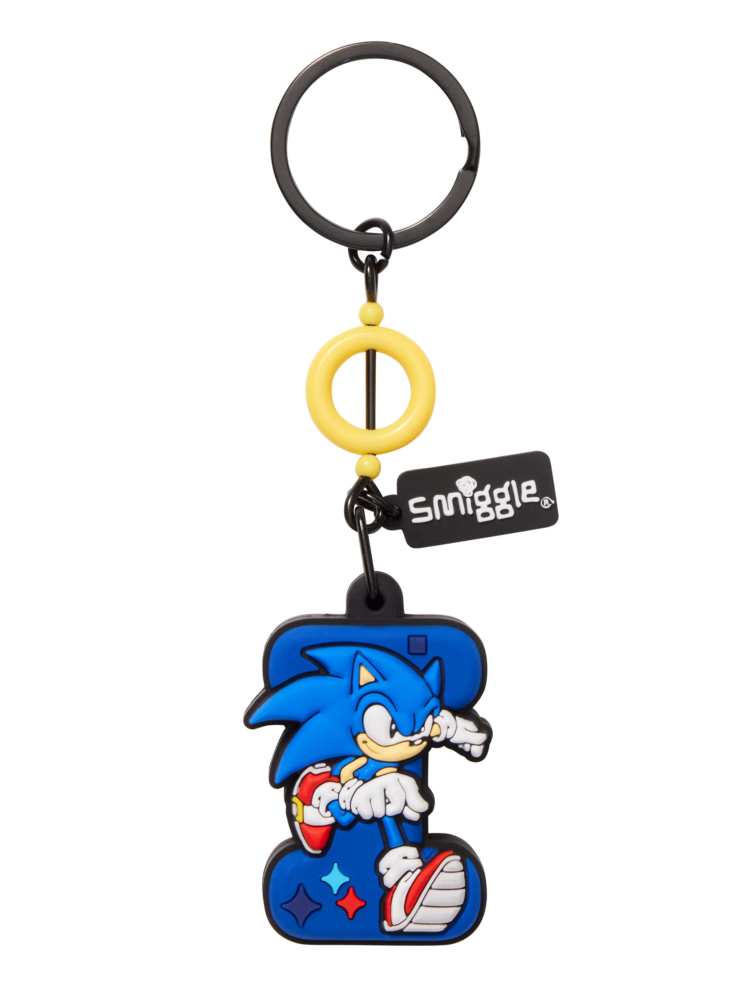 Sonic The Hedgehog Alphabet Keyring
