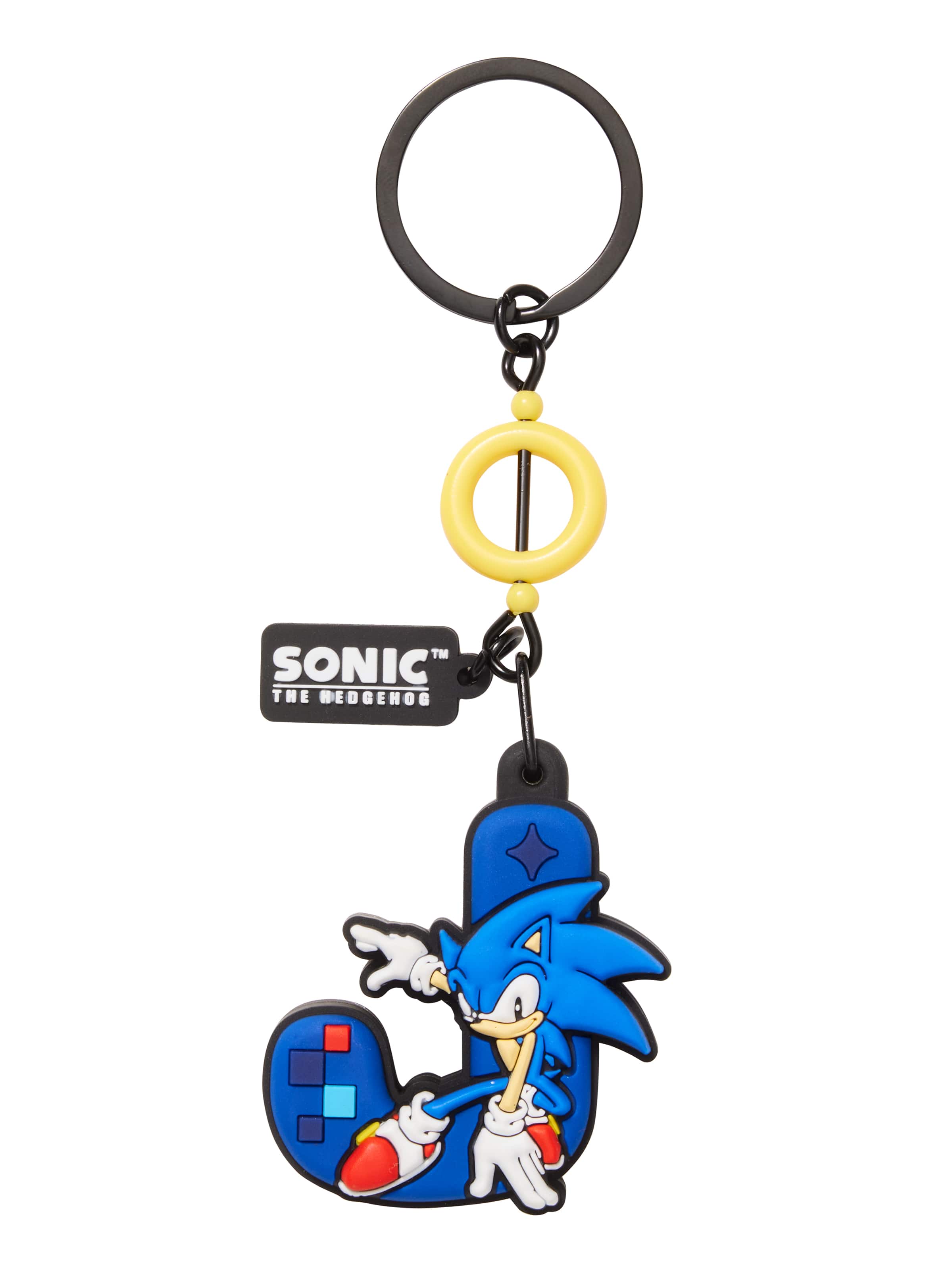 Sonic The Hedgehog Alphabet Keyring