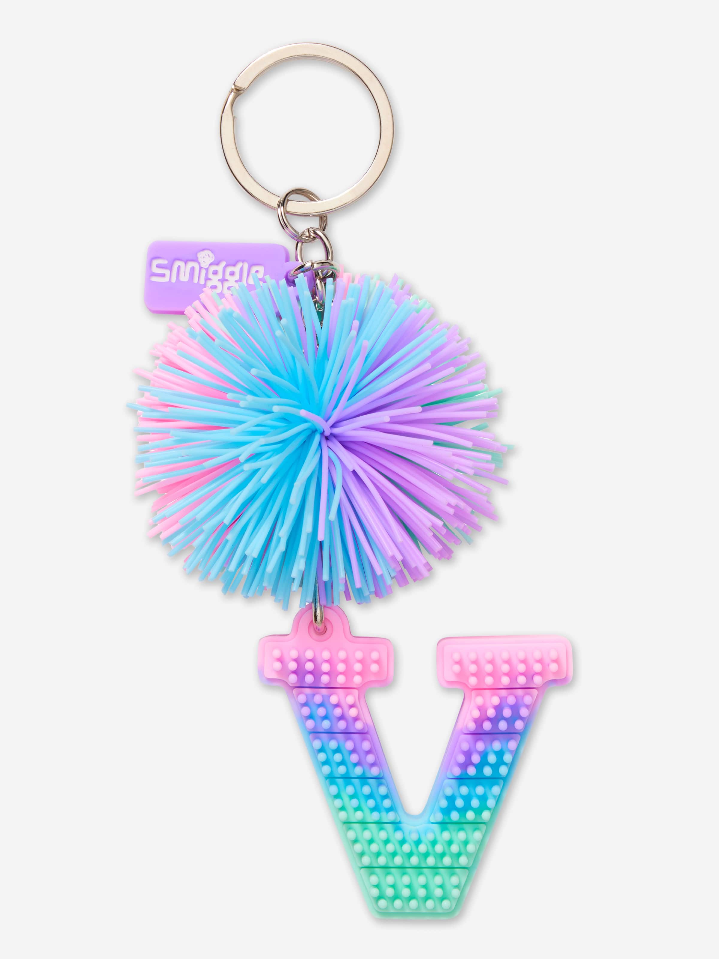 Pastel Pom Pom Scented Alphabet Bag Charm